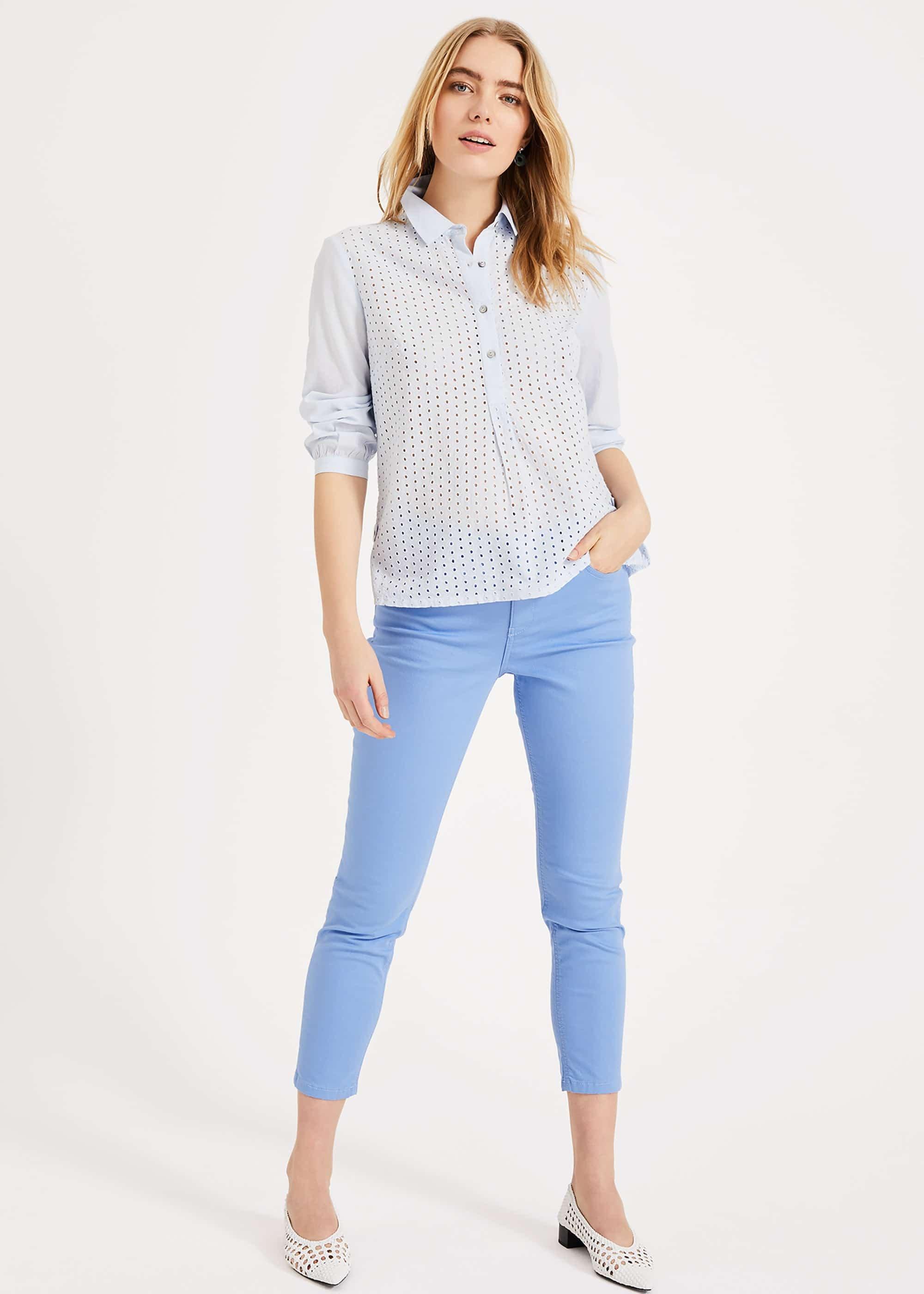 Beda Circle Broidery Shirt