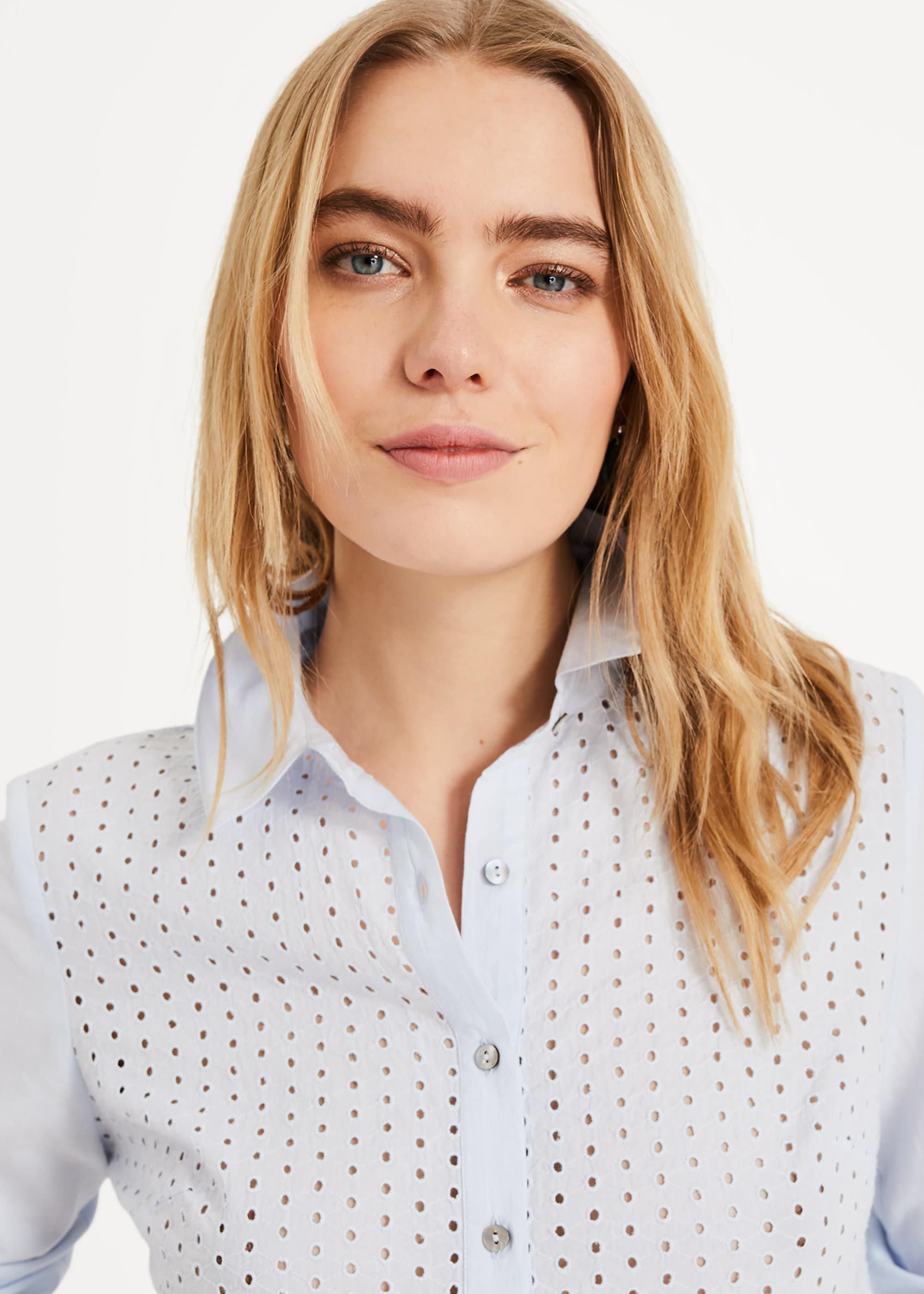 Beda Circle Broidery Shirt