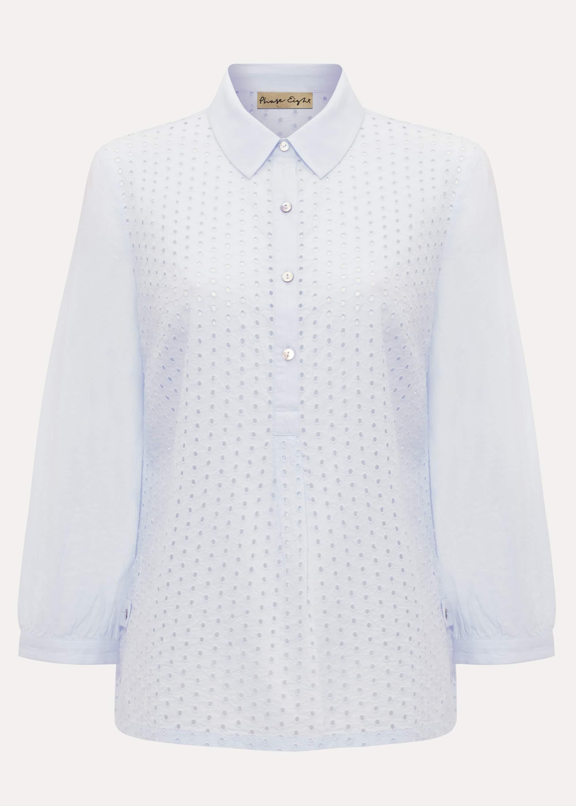 Beda Circle Broidery Shirt