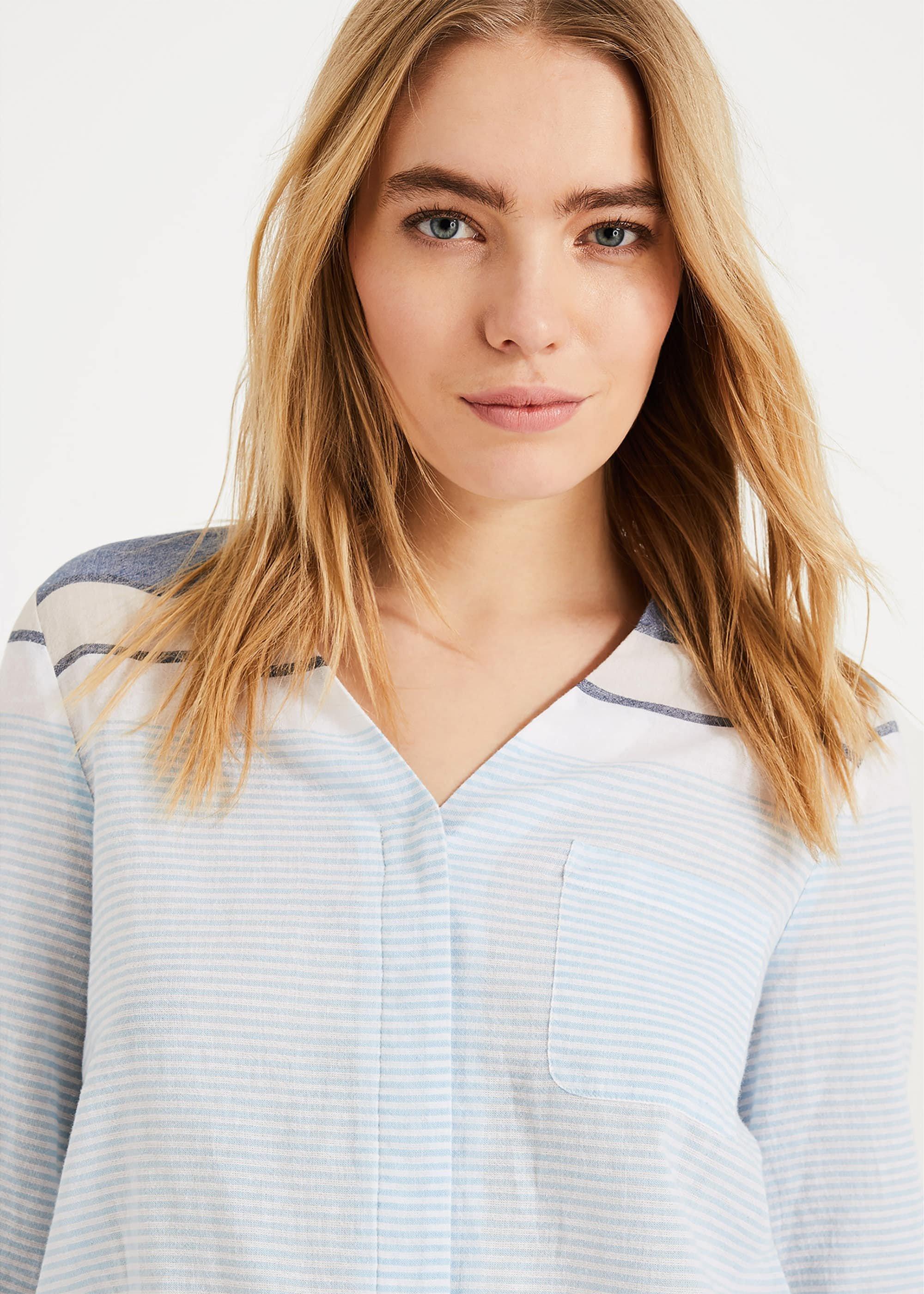 Isidora Stripe Blouse