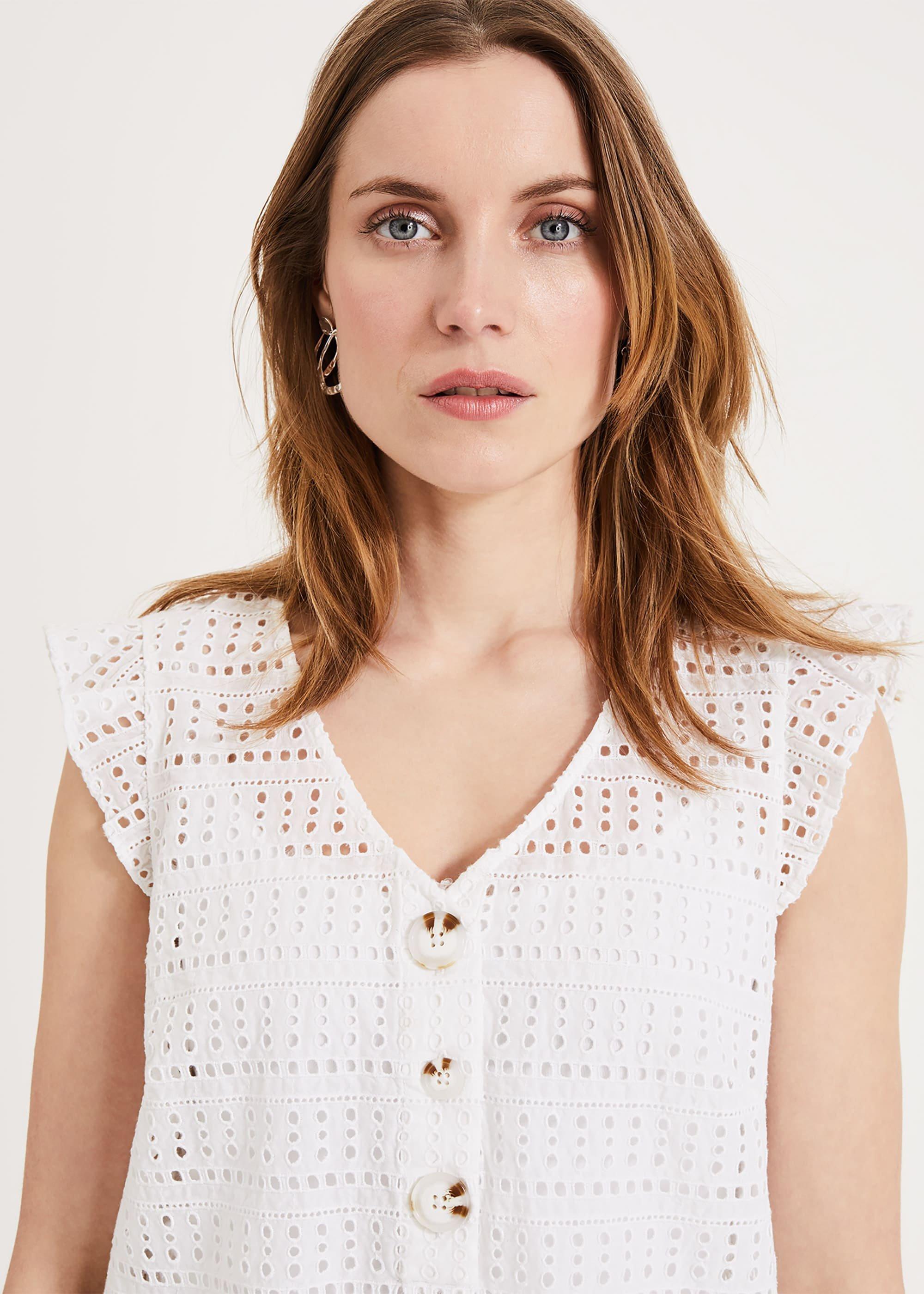 Myer Cutwork Blouse