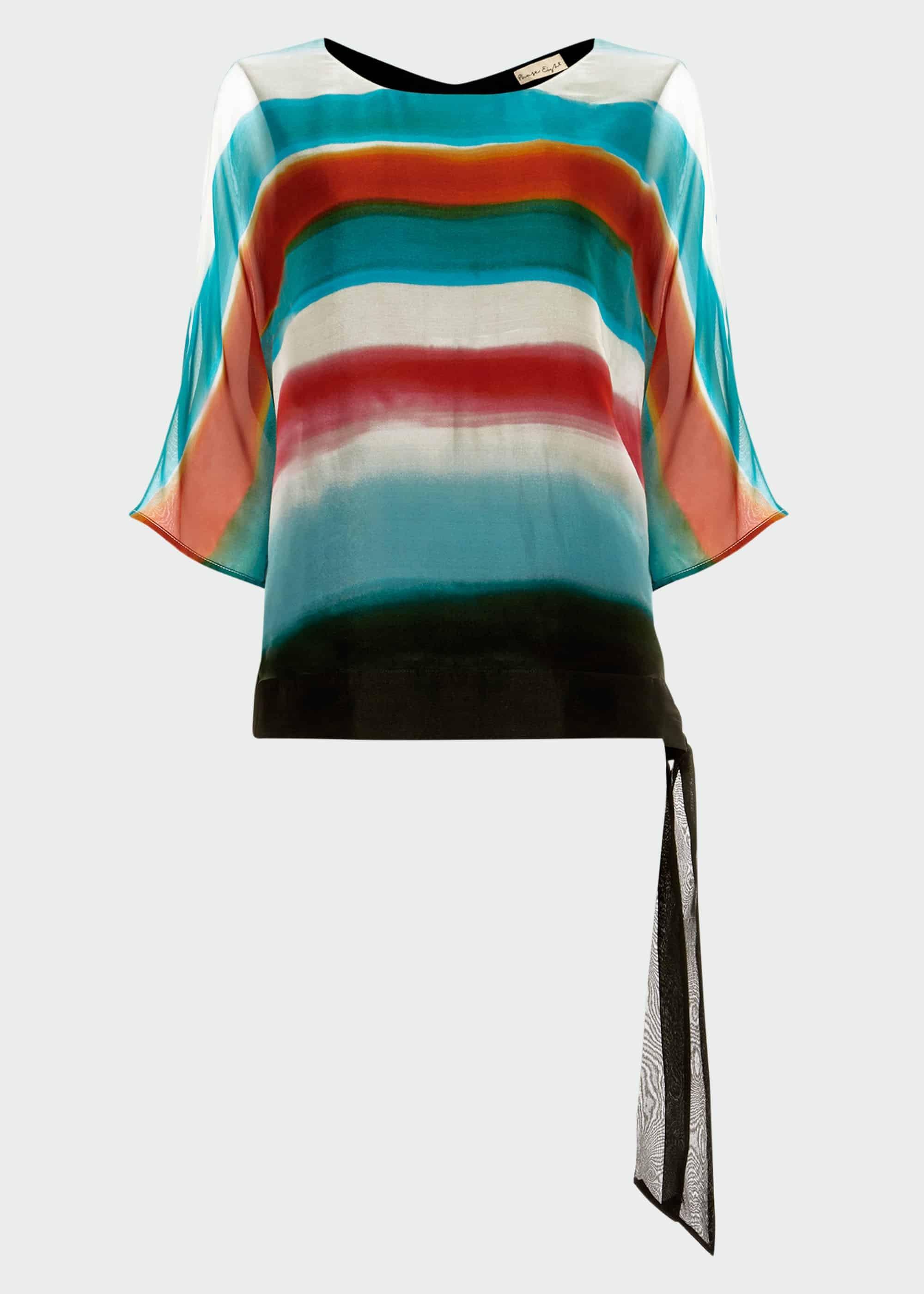 Ayca Tie Silk Blouse