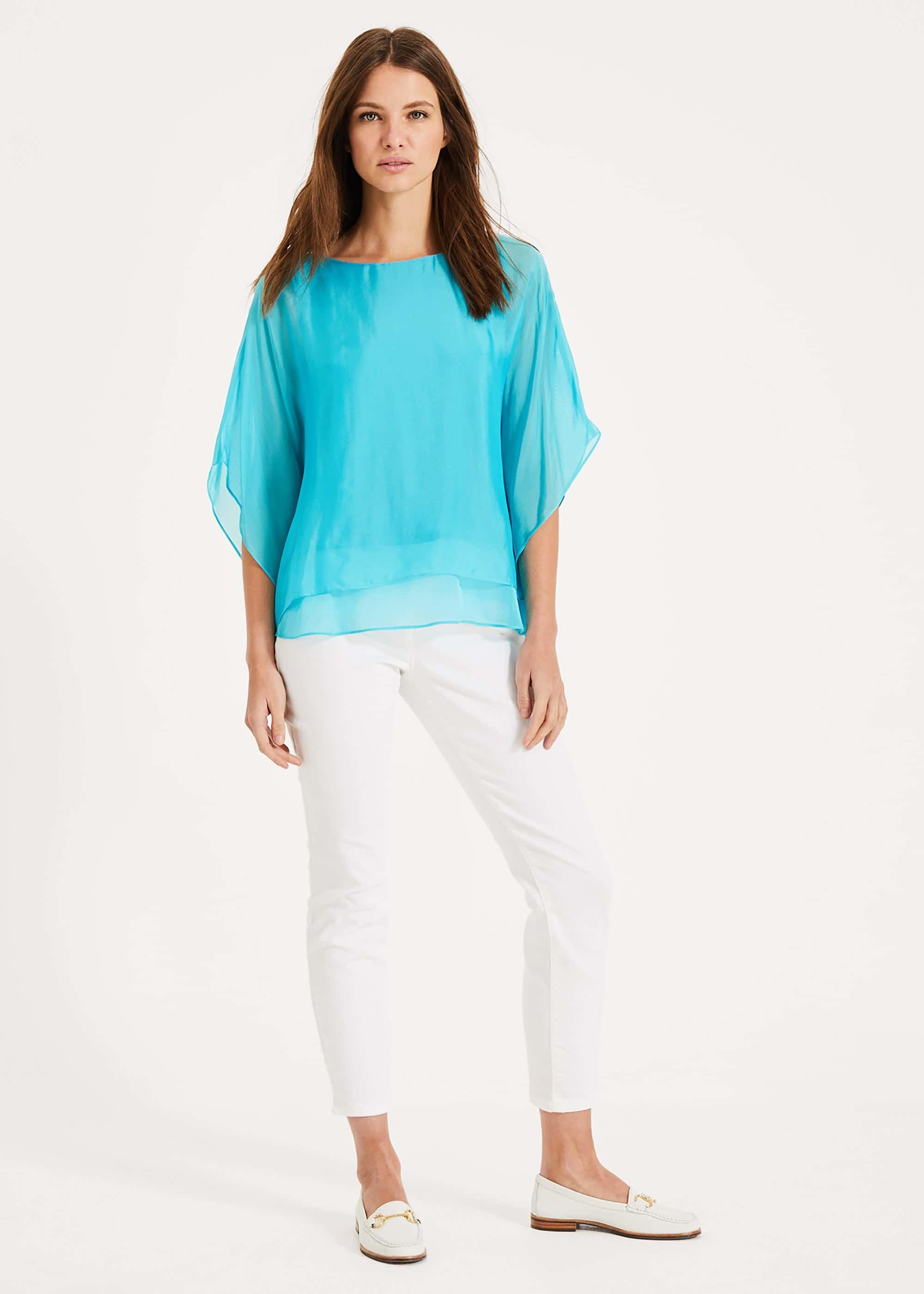 Belle-Rose Silk Blouse