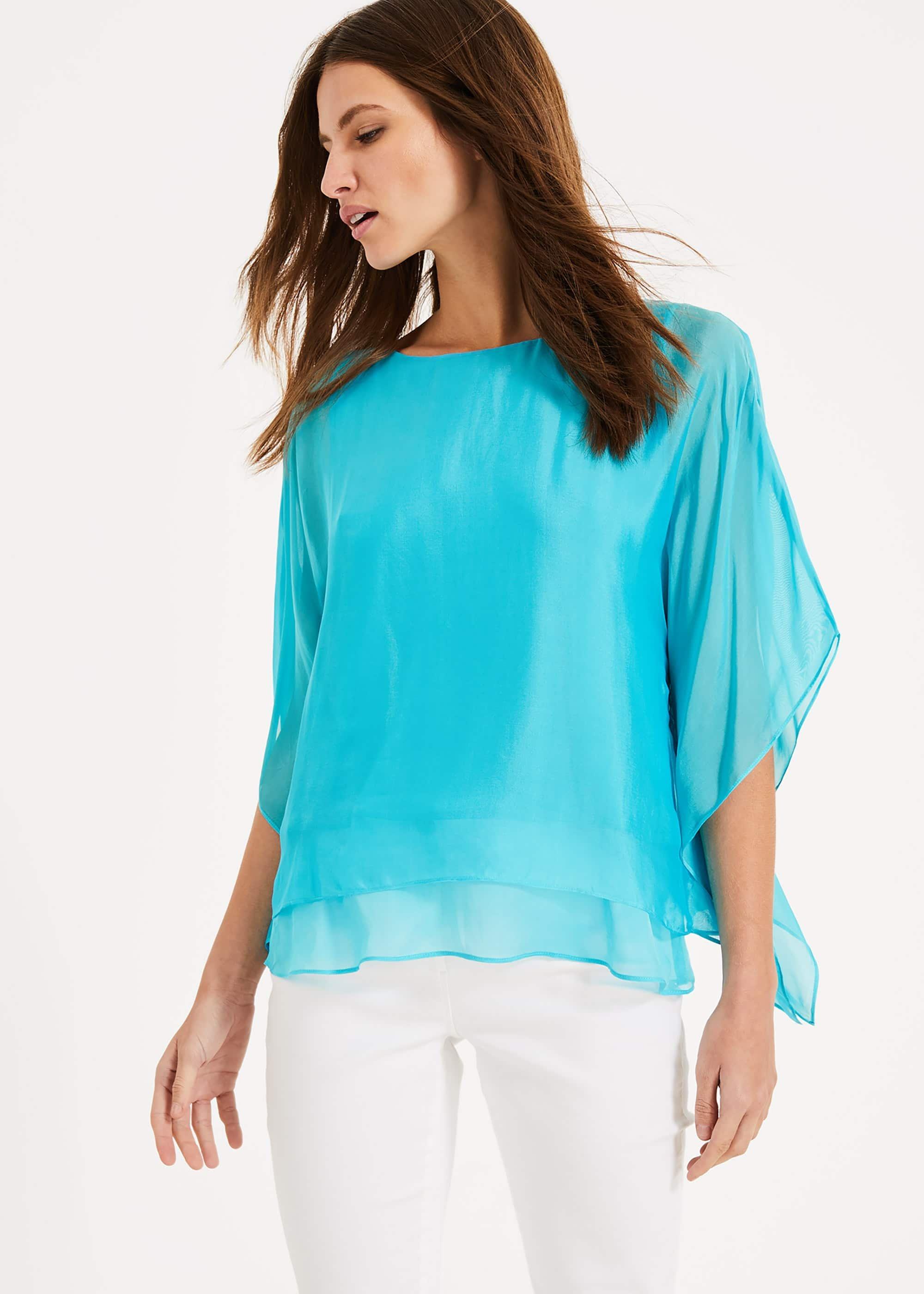 Belle-Rose Silk Blouse