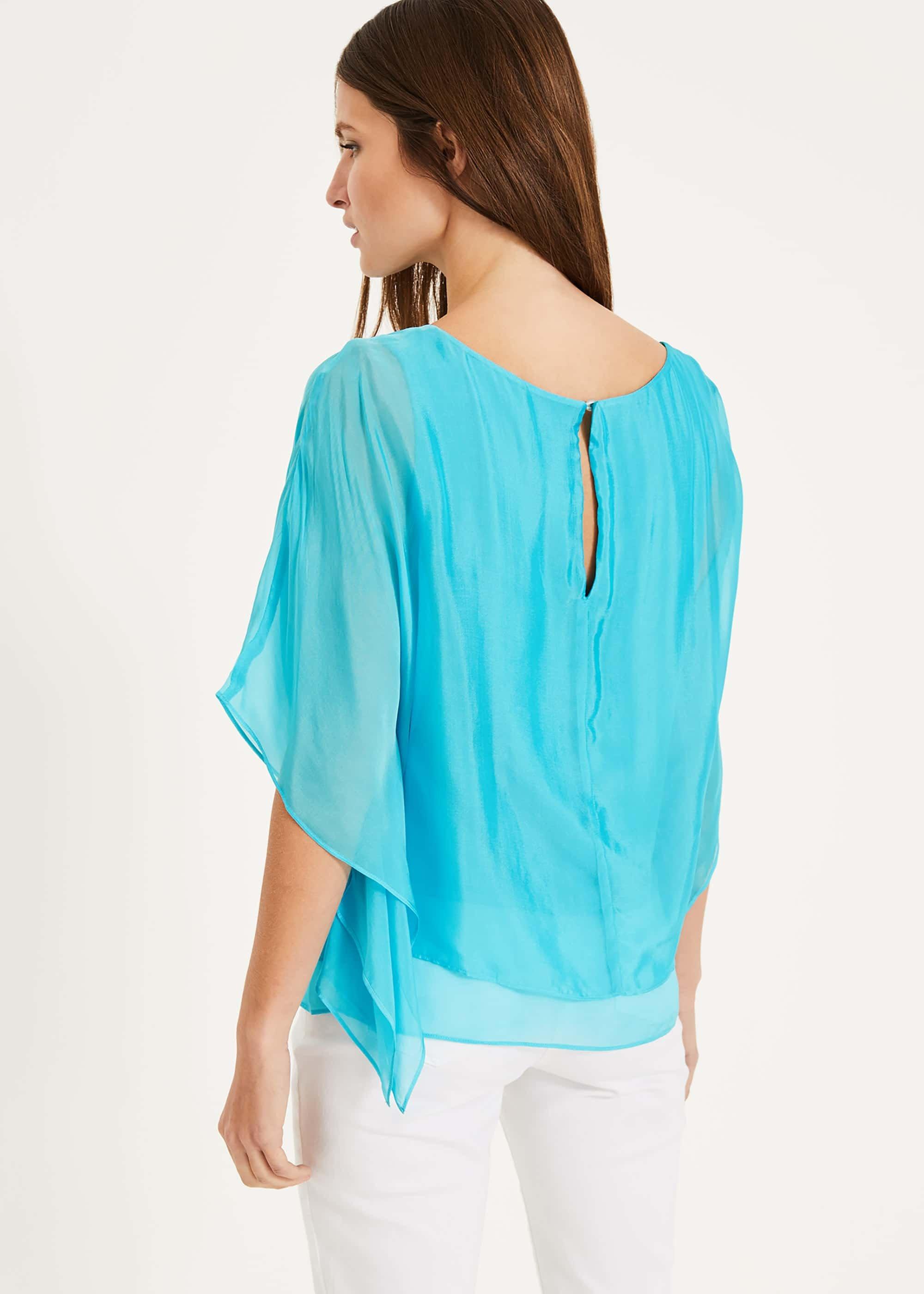 Belle-Rose Silk Blouse