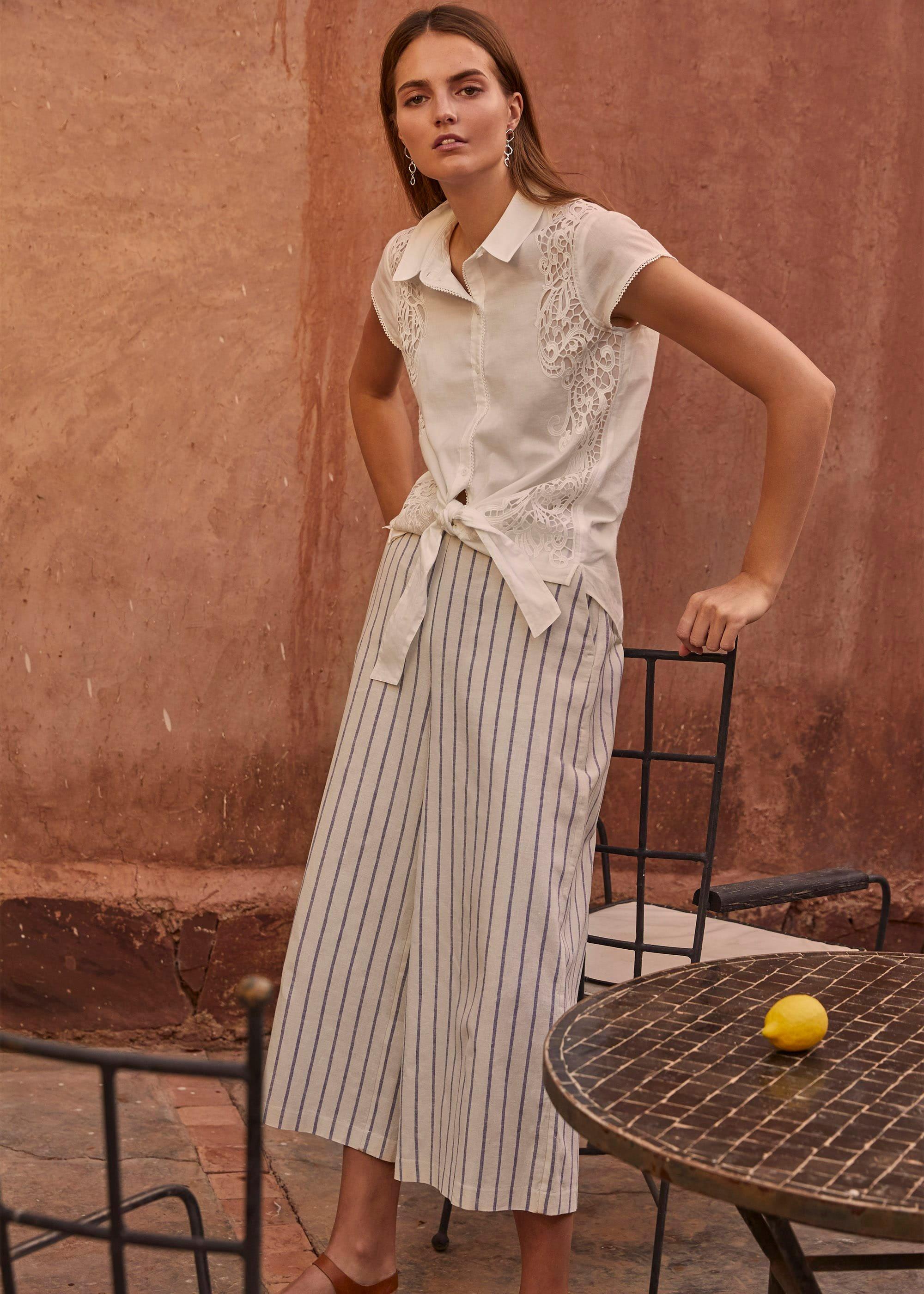 Cordie Cutwork Blouse