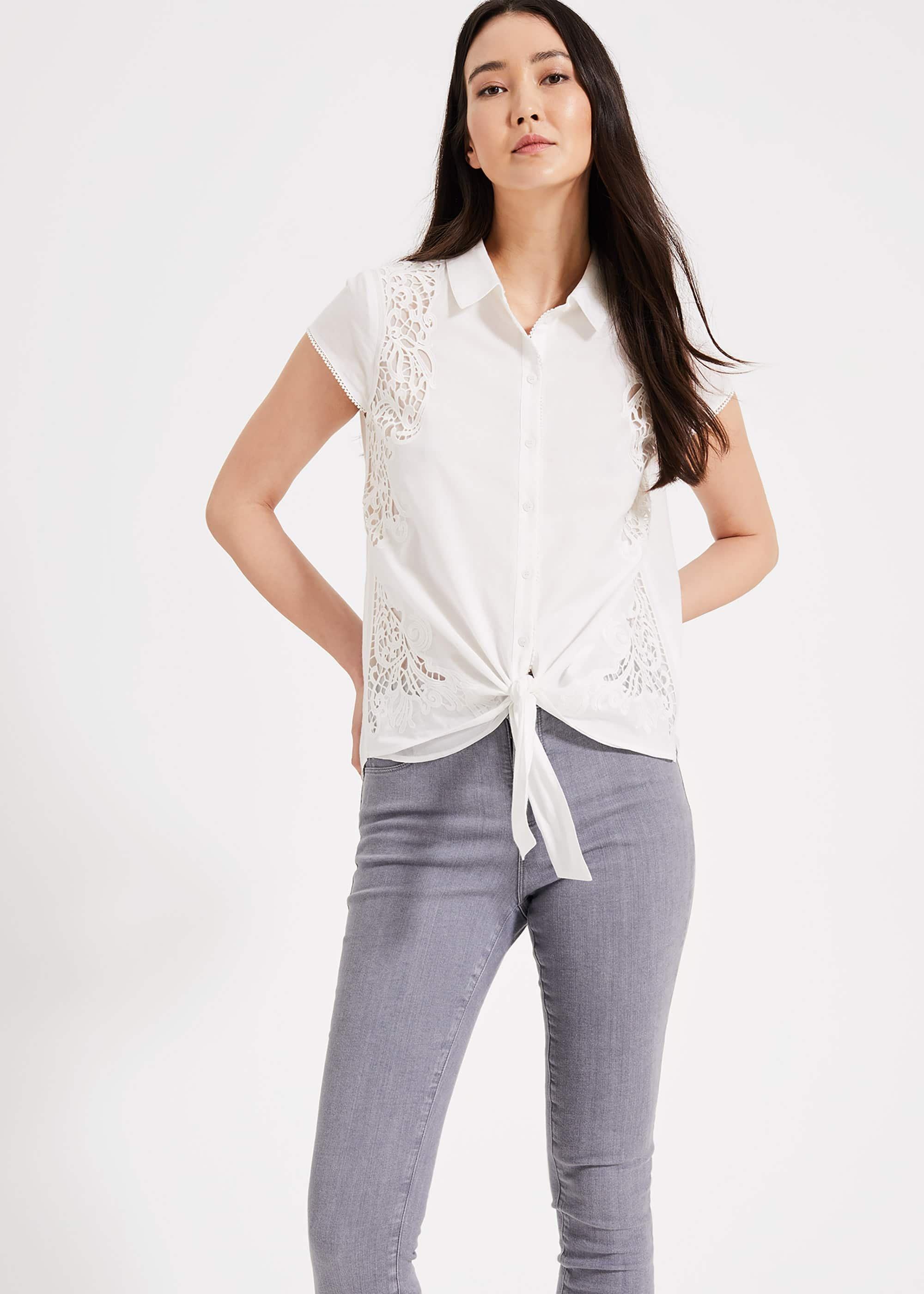 Cordie Cutwork Blouse
