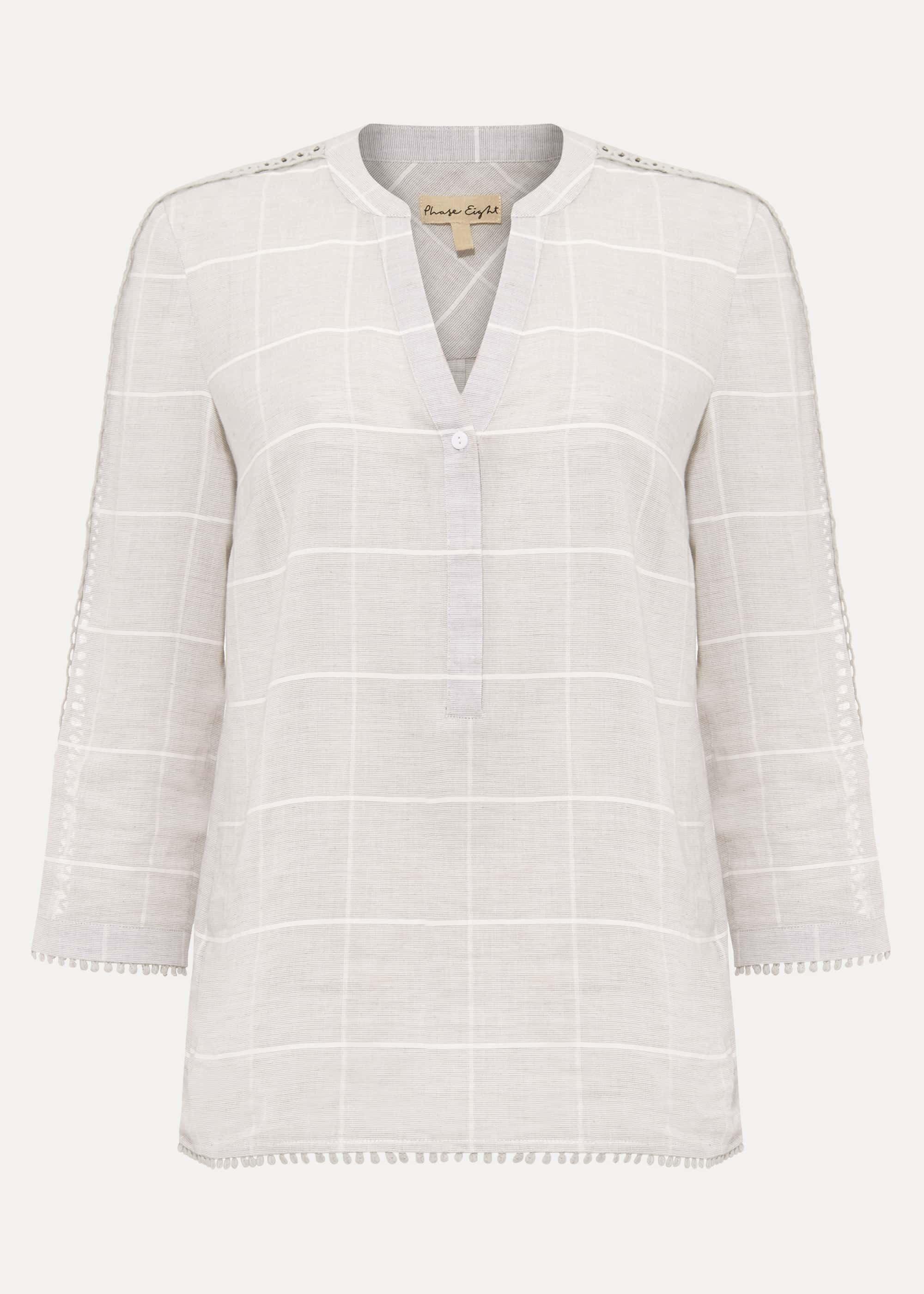 Lynsey Check Blouse