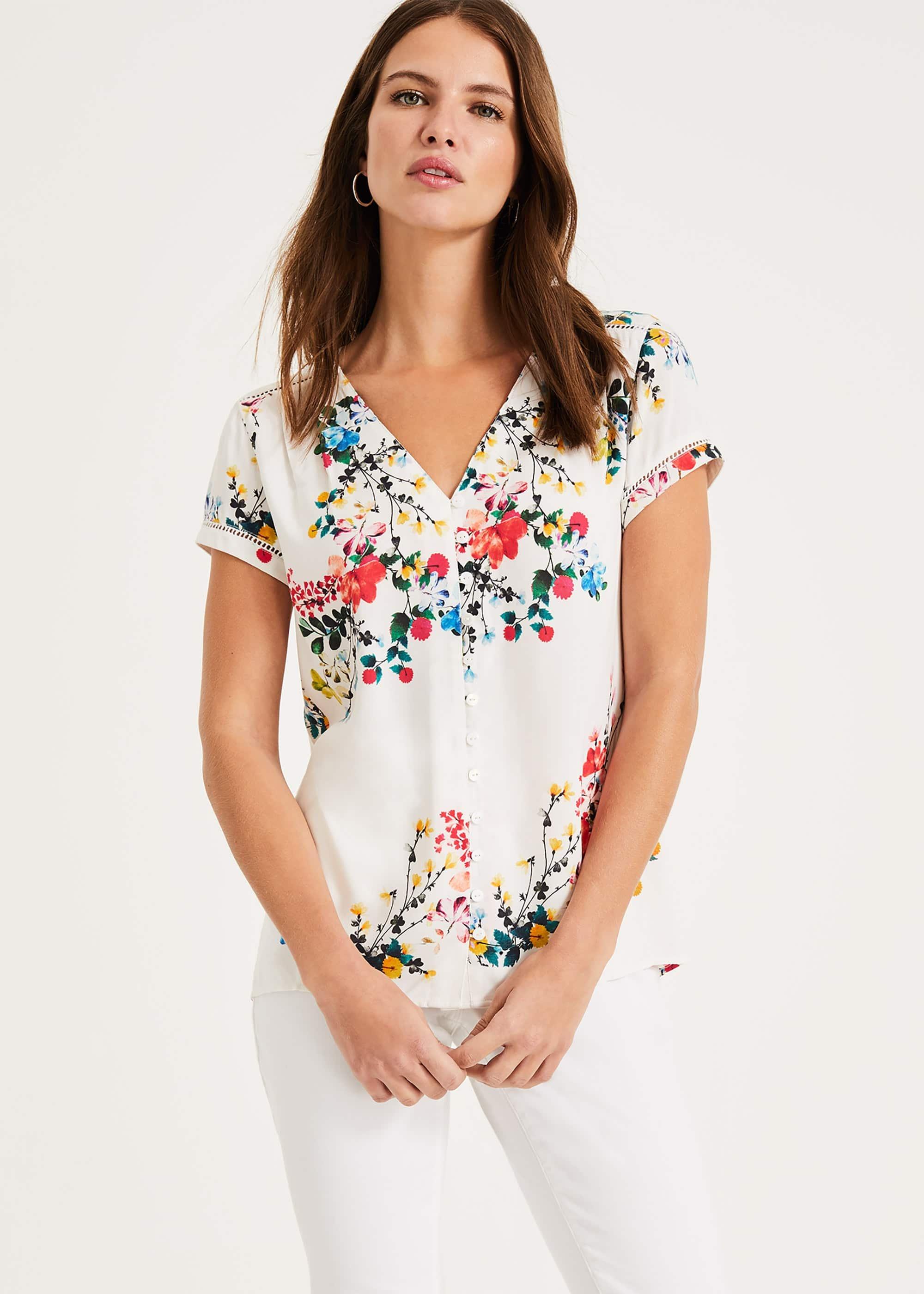 Avery Print Blouse