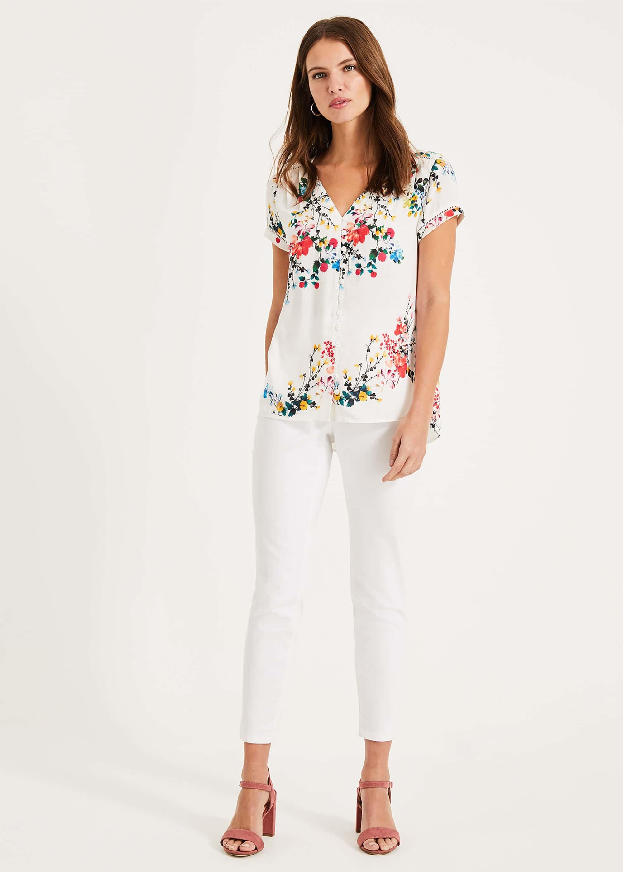 Avery Print Blouse