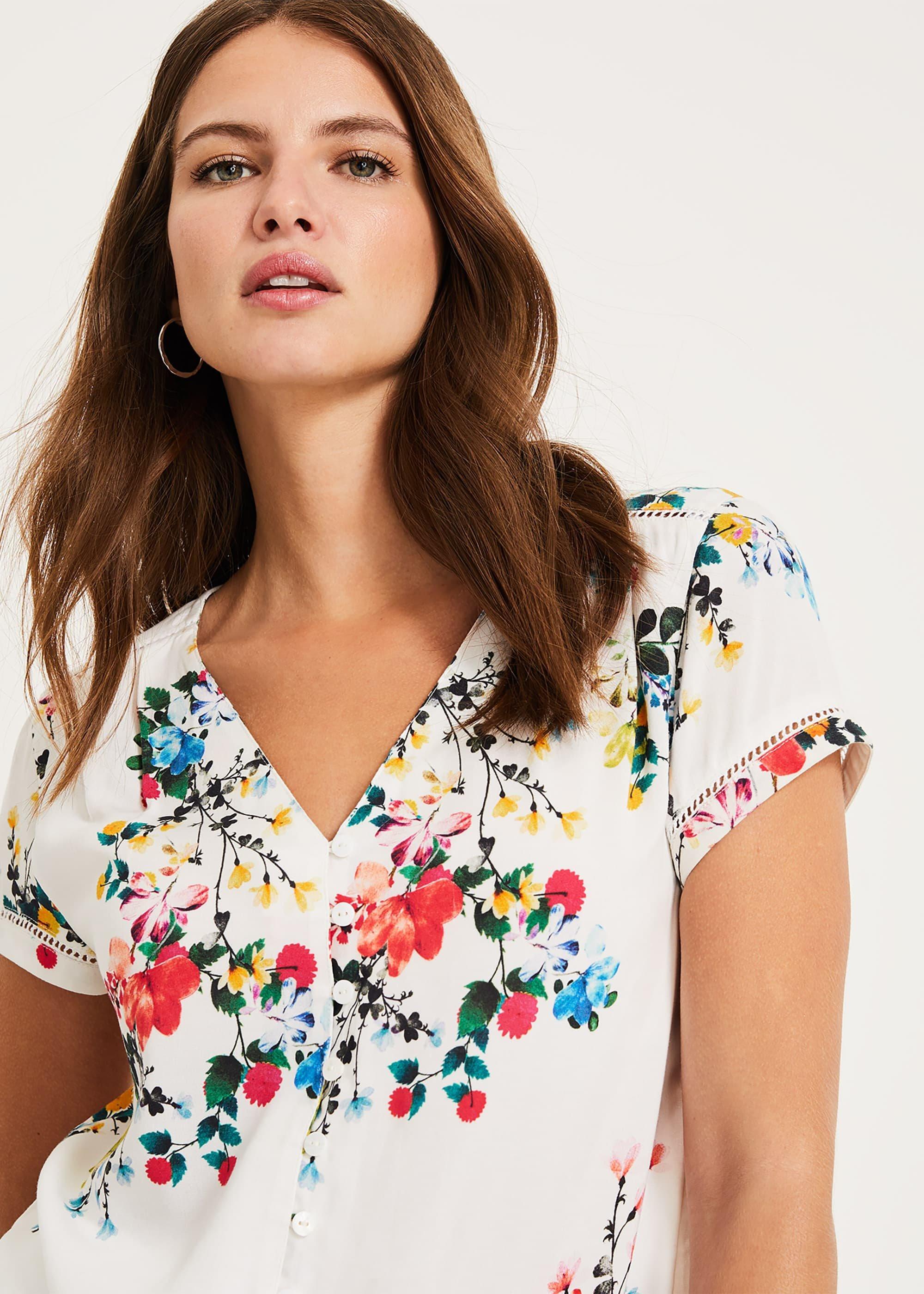 Avery Print Blouse
