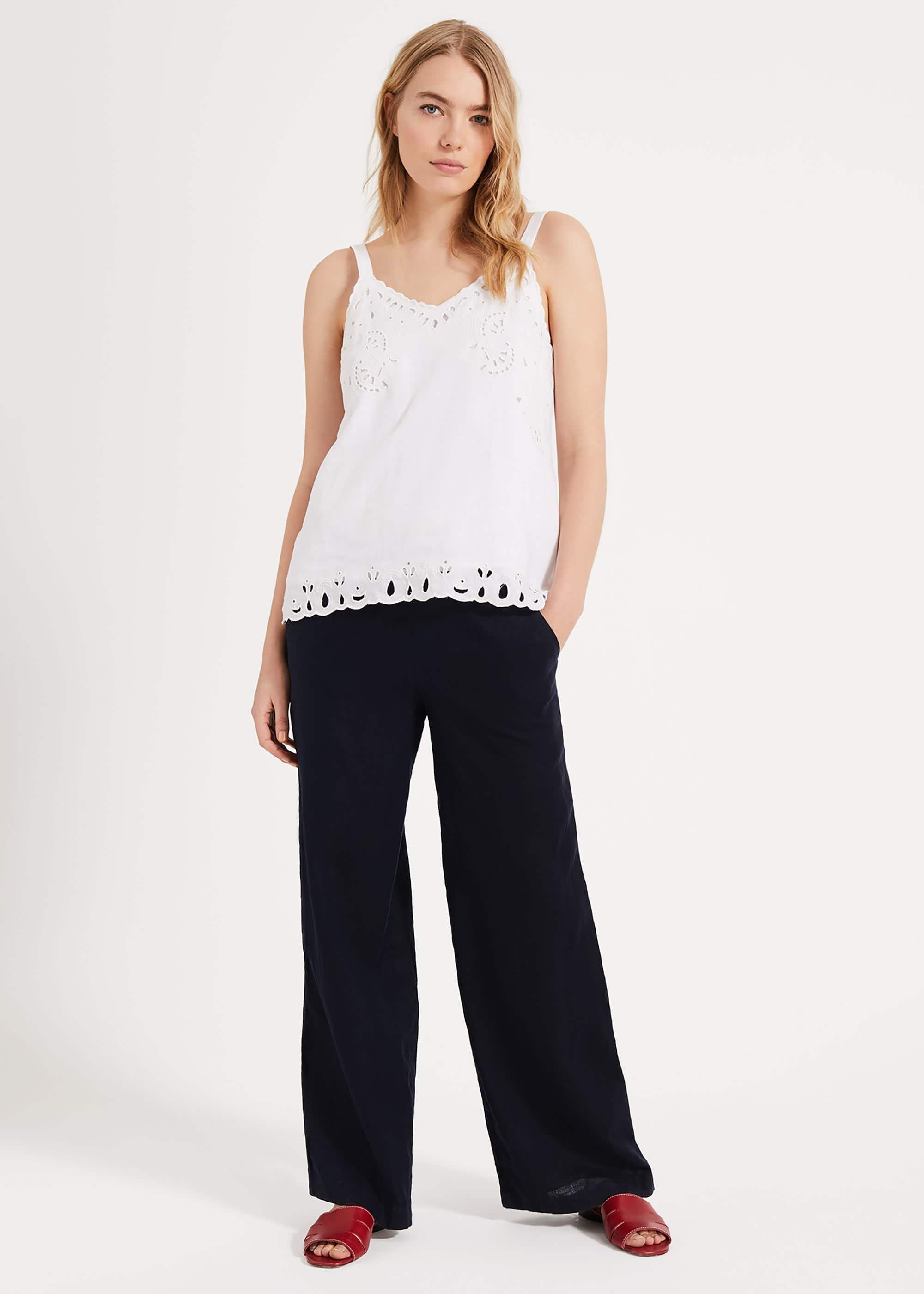 Broidery Linen Cami