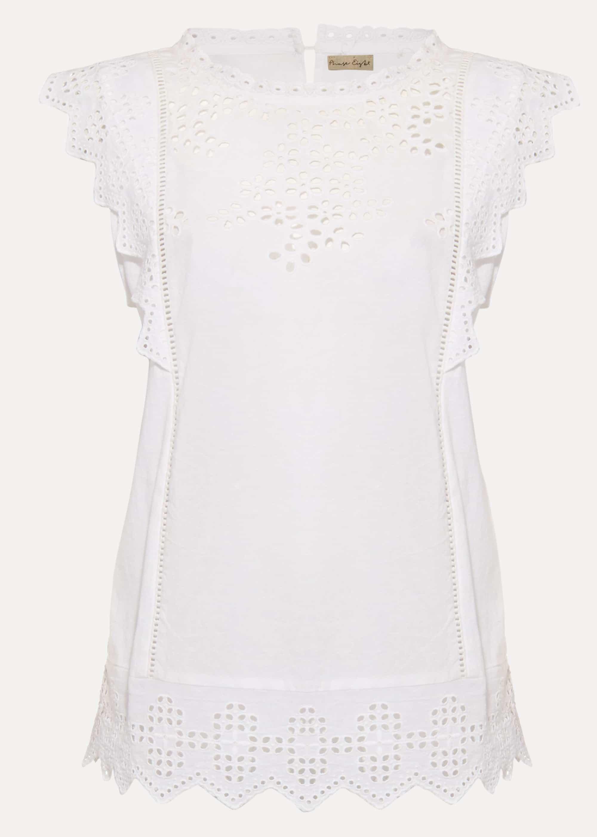 Broidery Linen Cami
