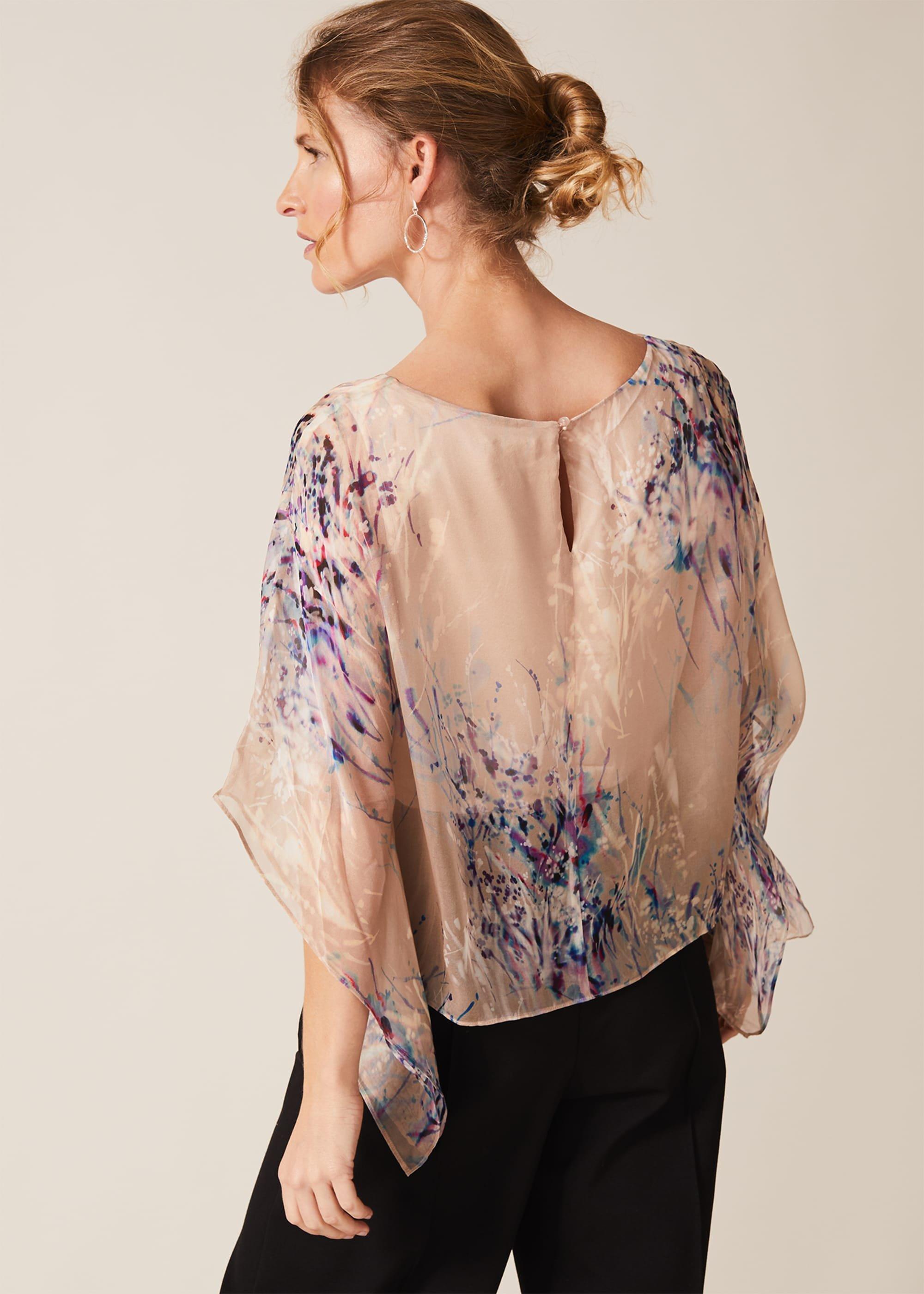 Pamina Silk Print Blouse