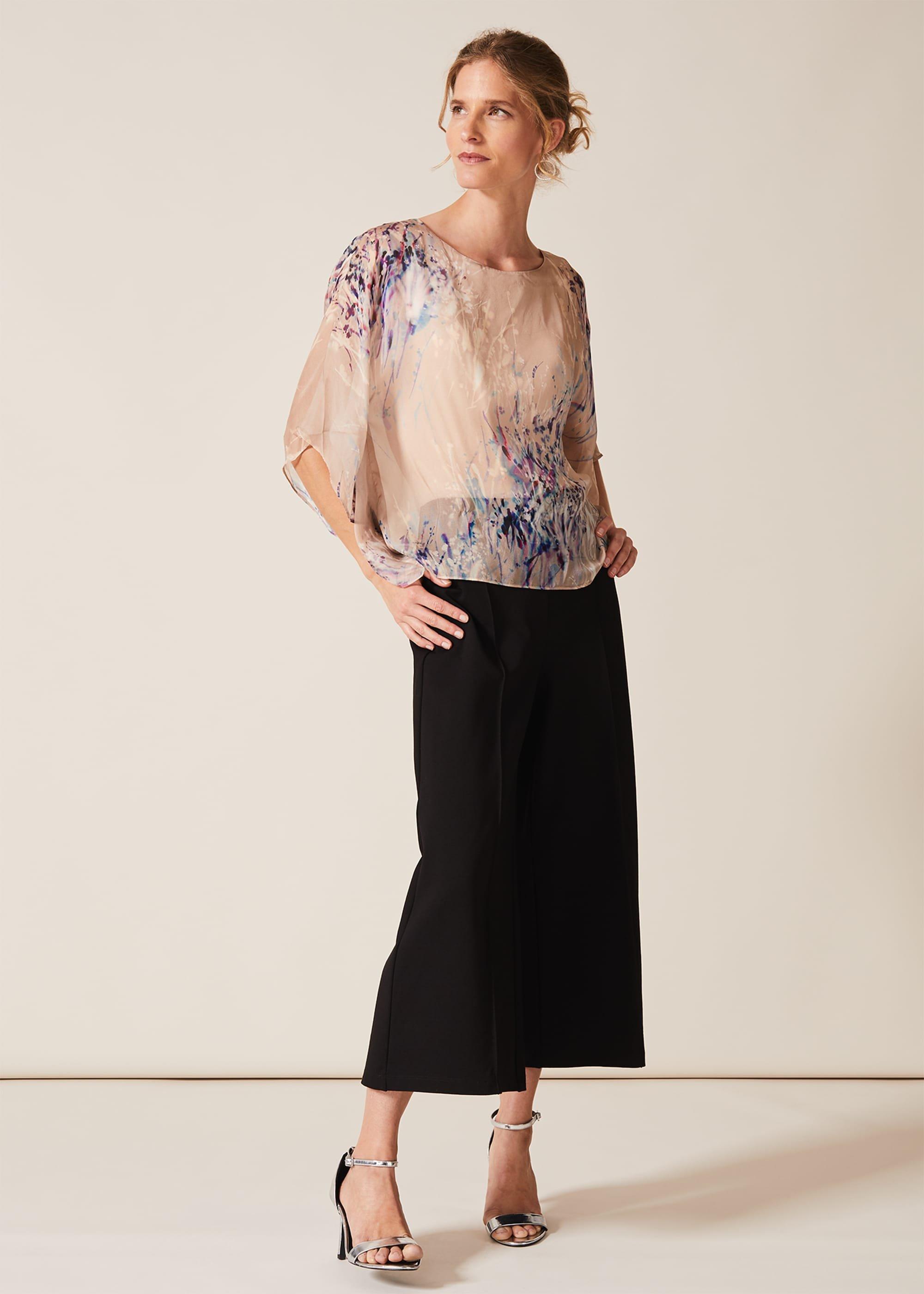 Pamina Silk Print Blouse