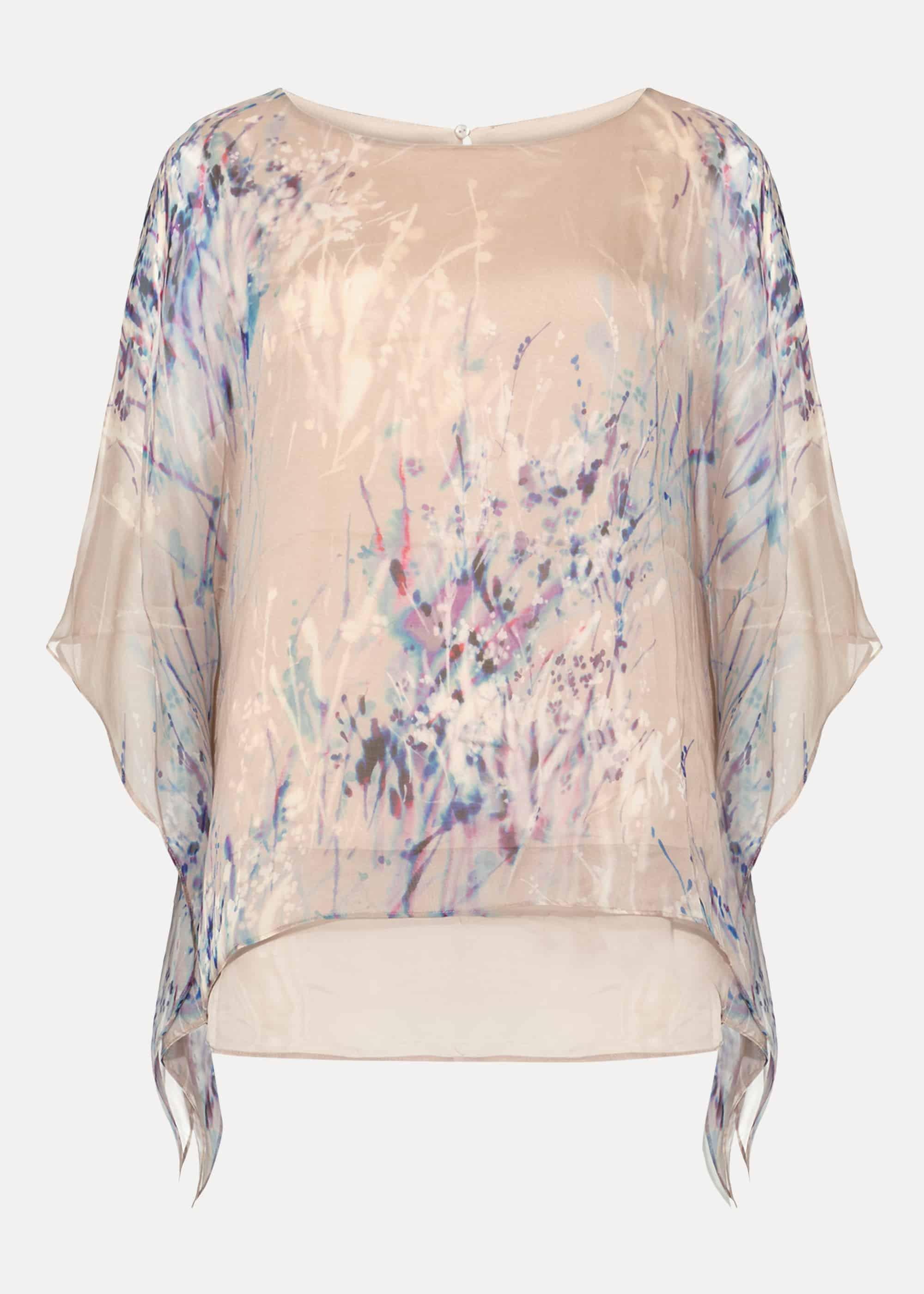 Pamina Silk Print Blouse
