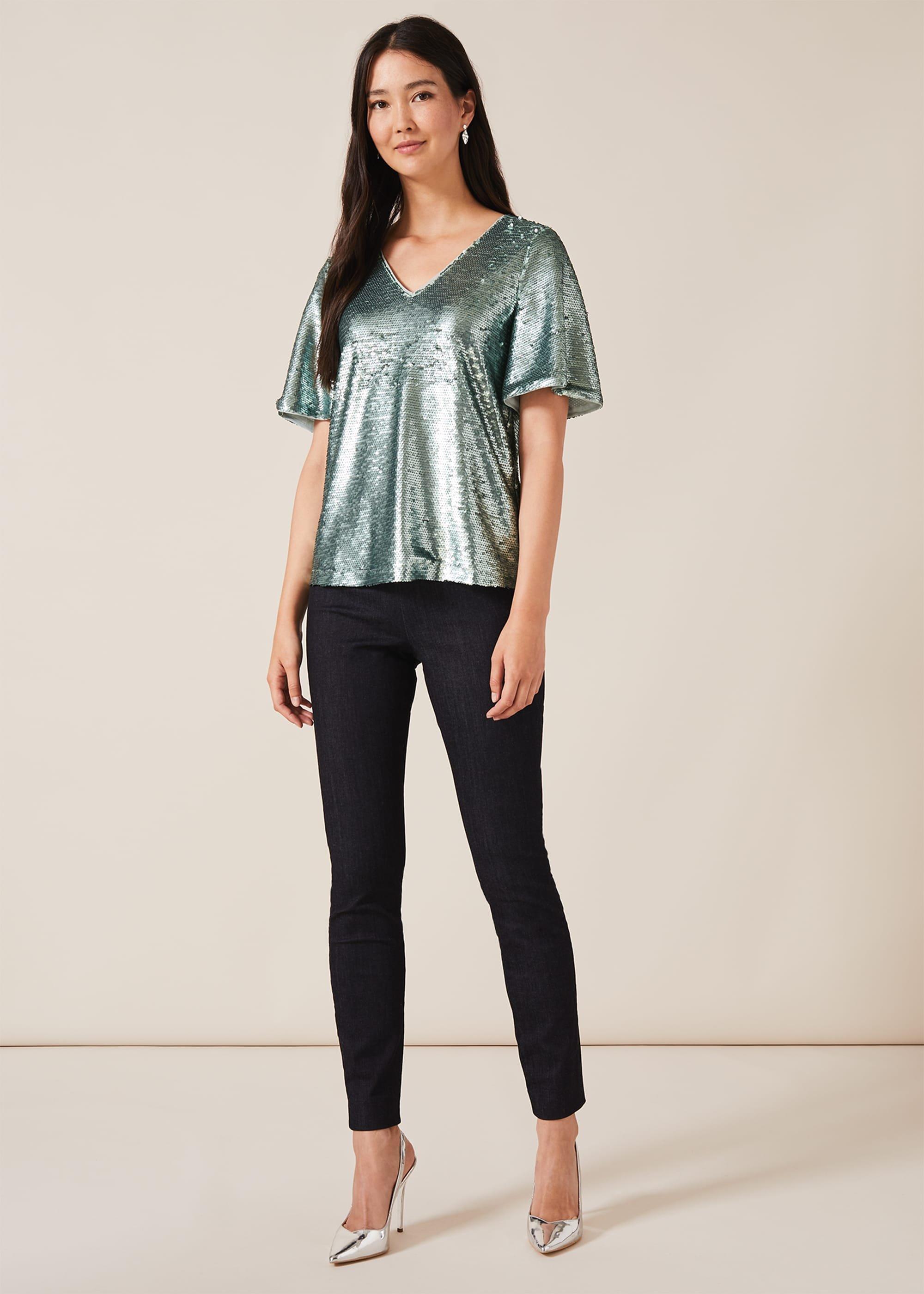 Adara Sequin Blouse