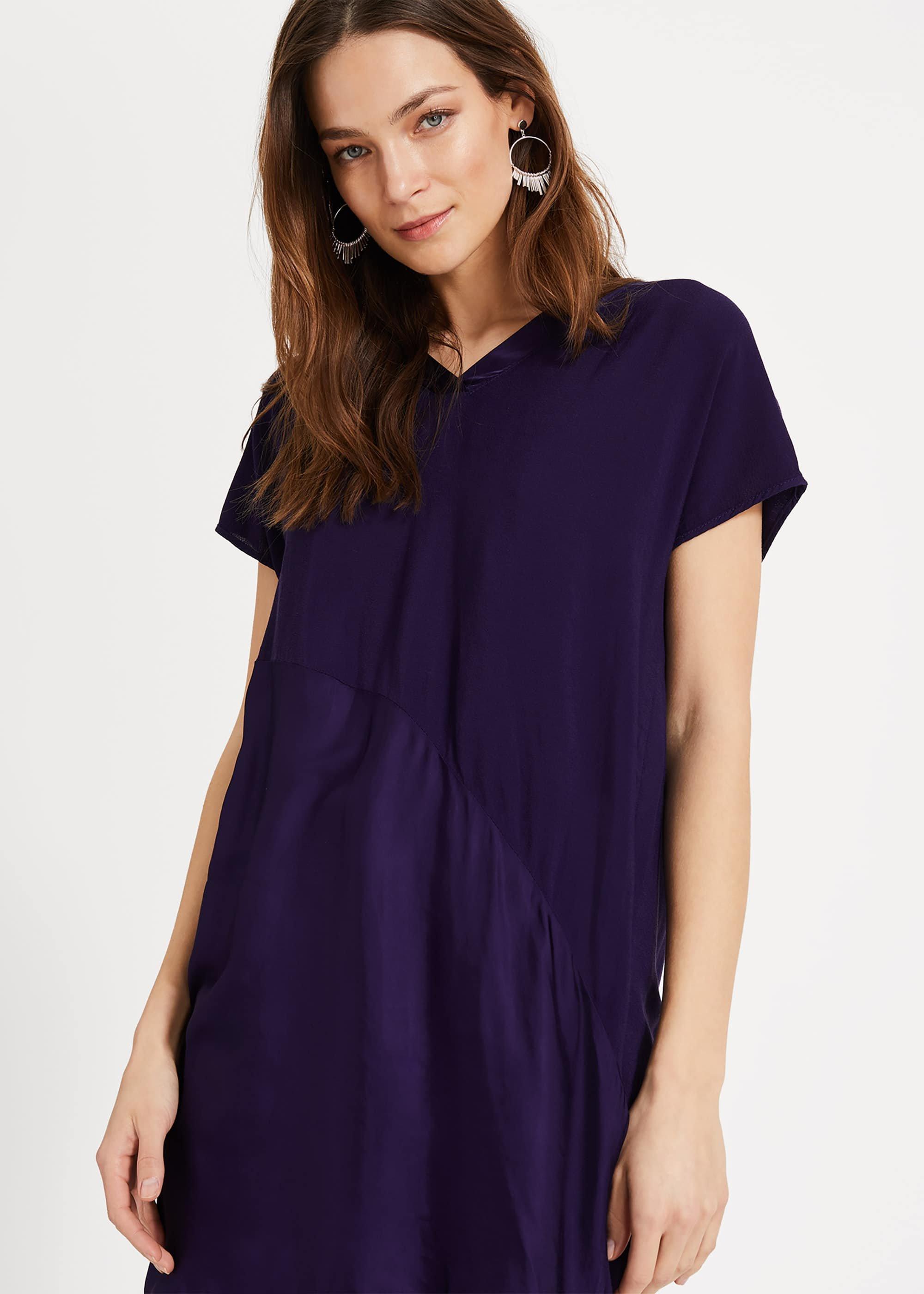 Octavia Satin Hem Blouse