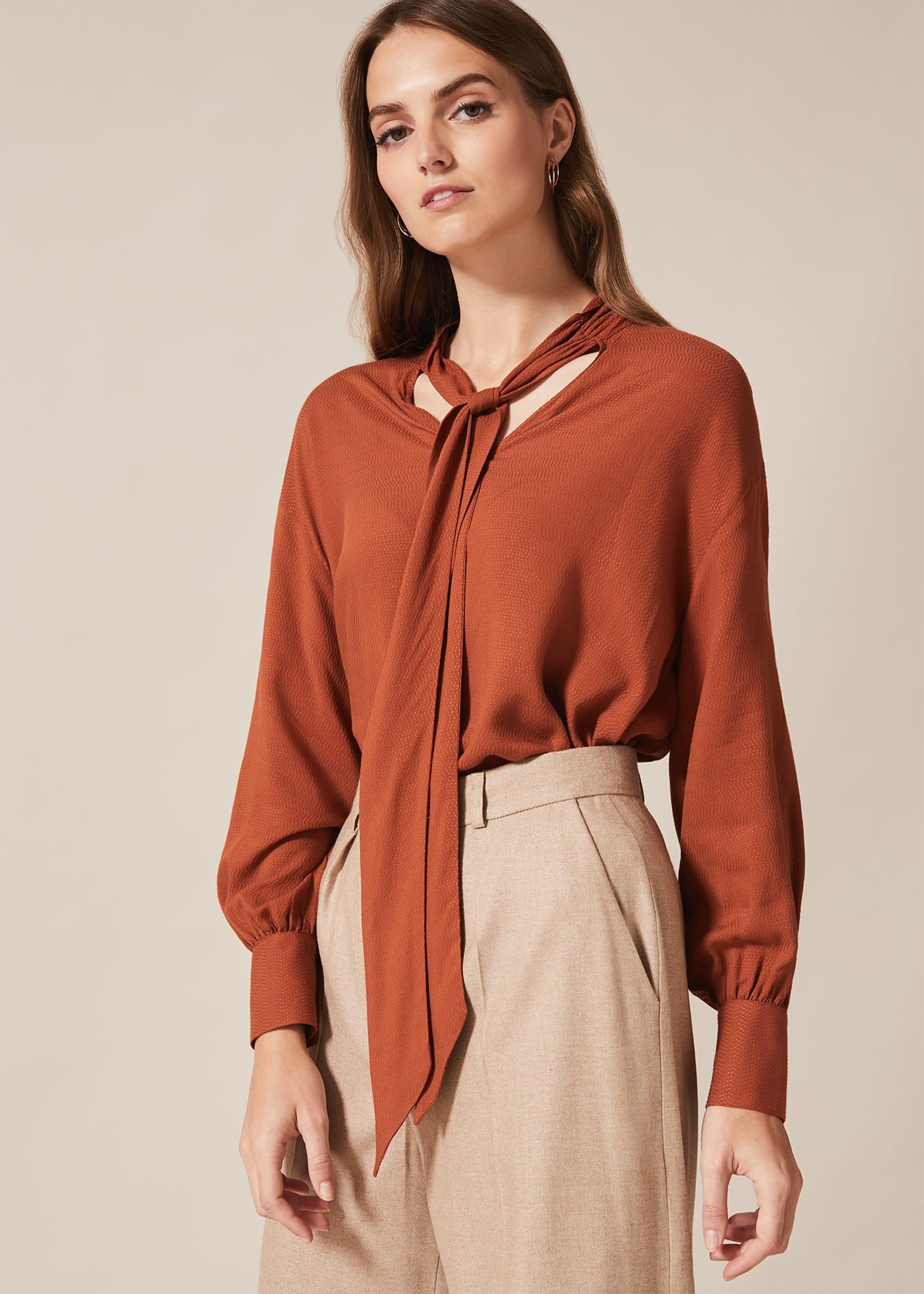 Kinsley Tie Front Blouse