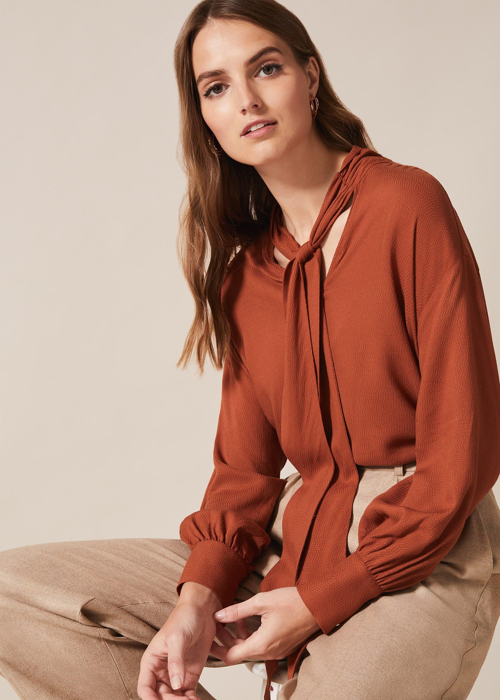 Kinsley Tie Front Blouse