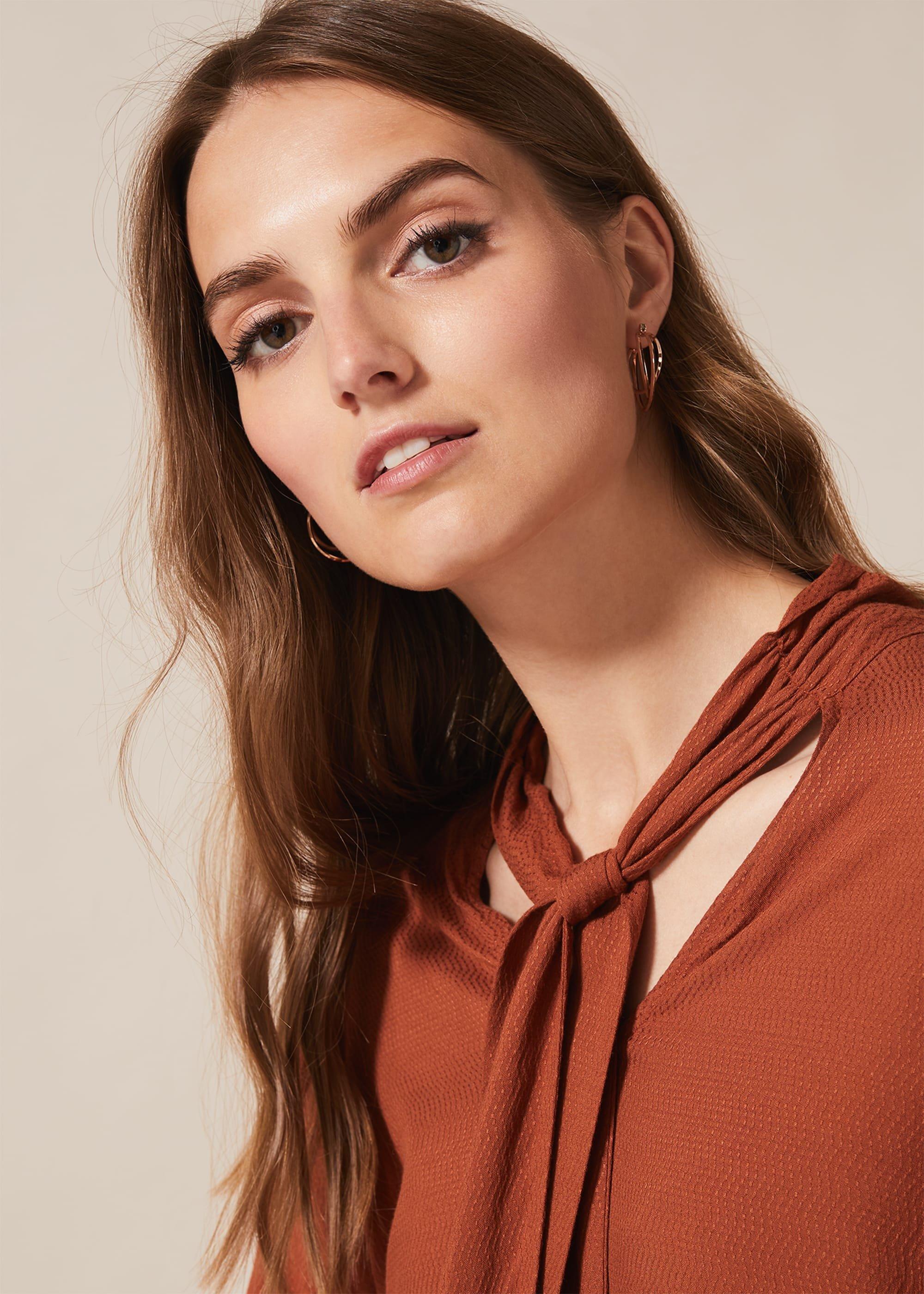 Kinsley Tie Front Blouse
