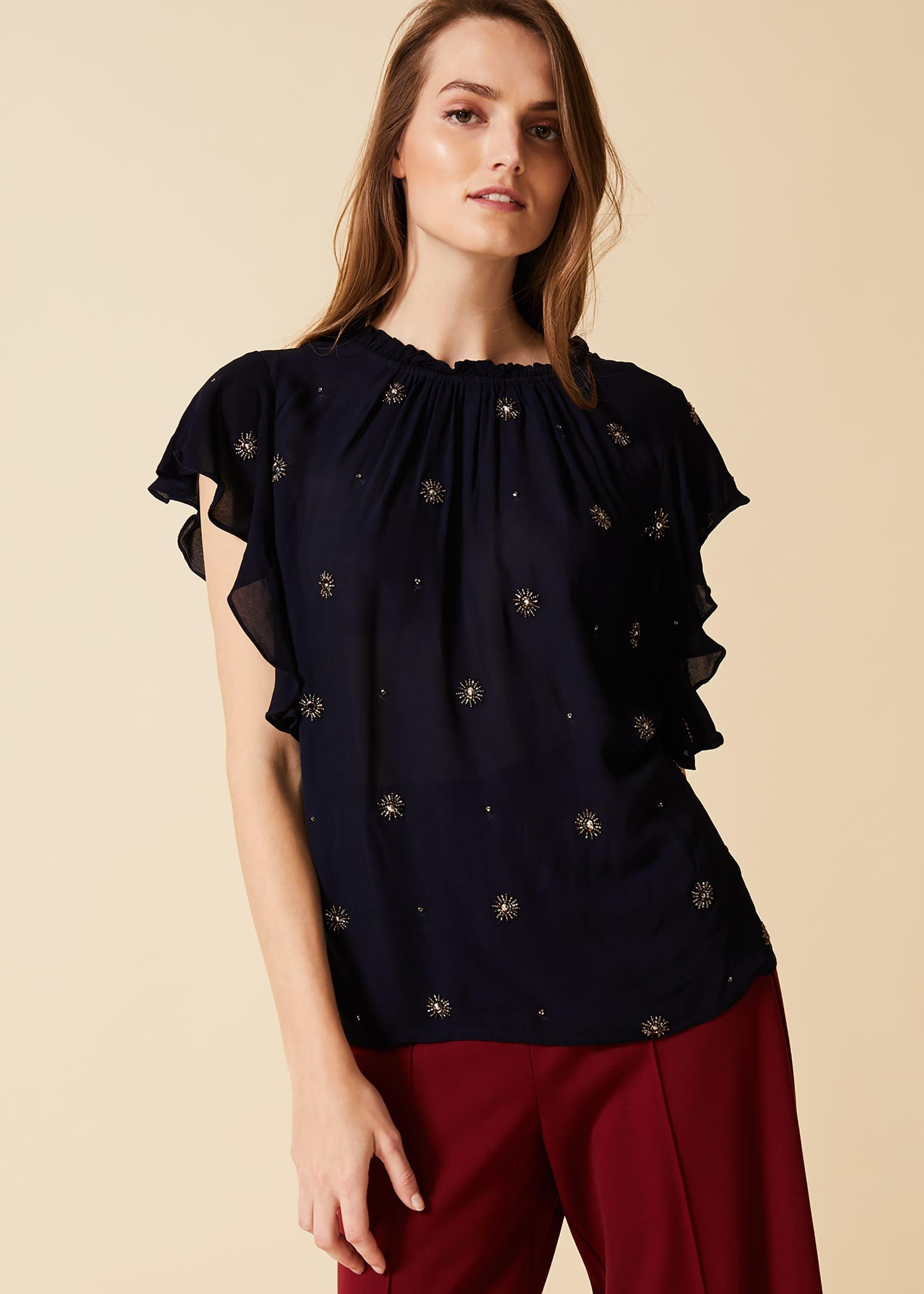 Marcie Embellished Blouse