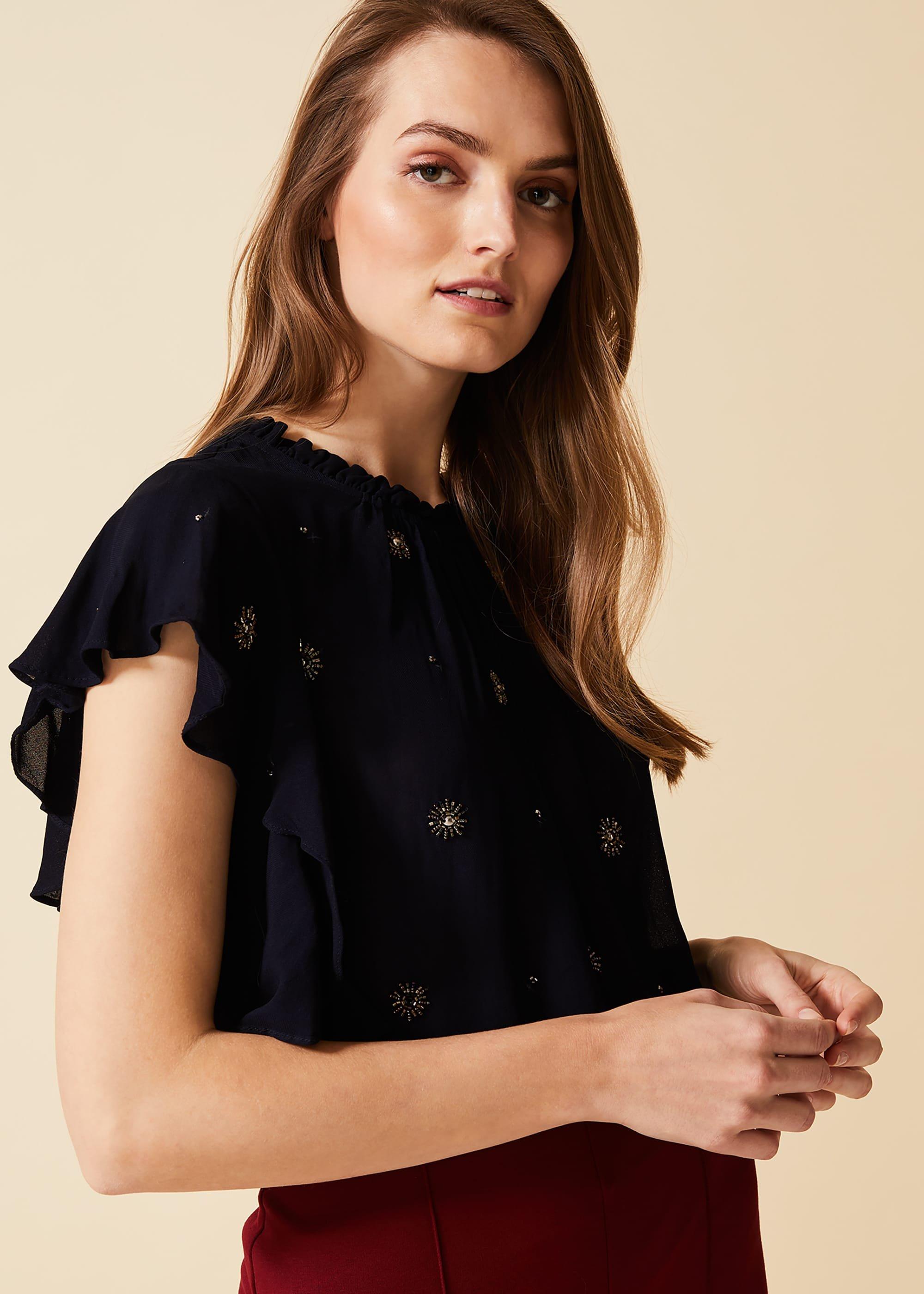 Marcie Embellished Blouse