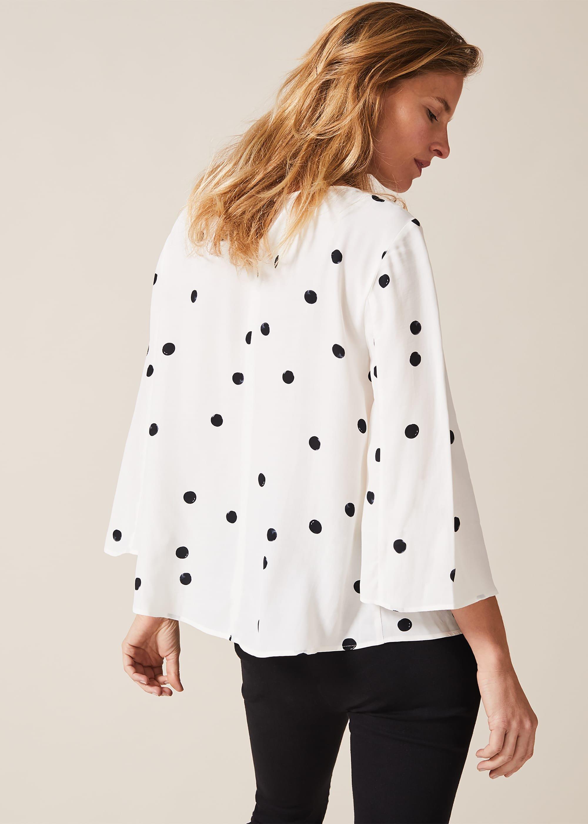 Daniella Spot Blouse