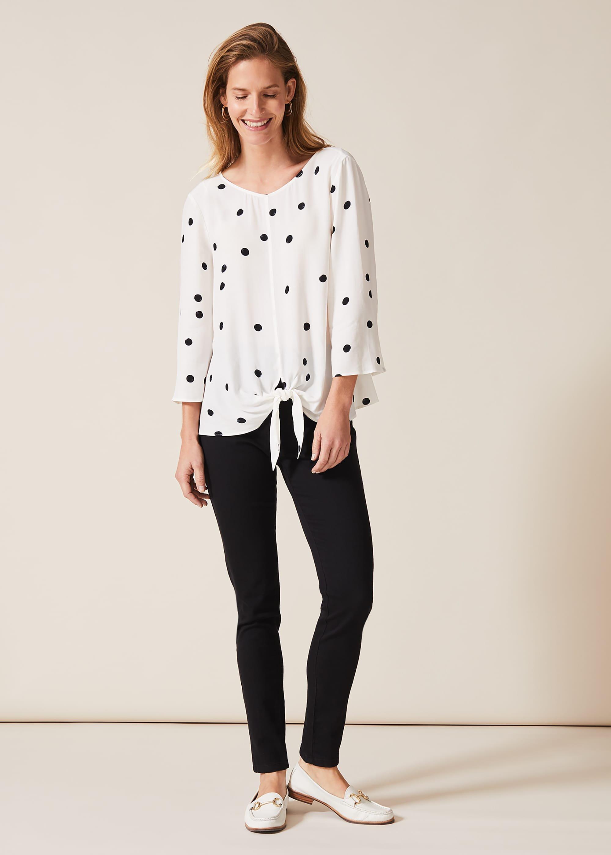Daniella Spot Blouse