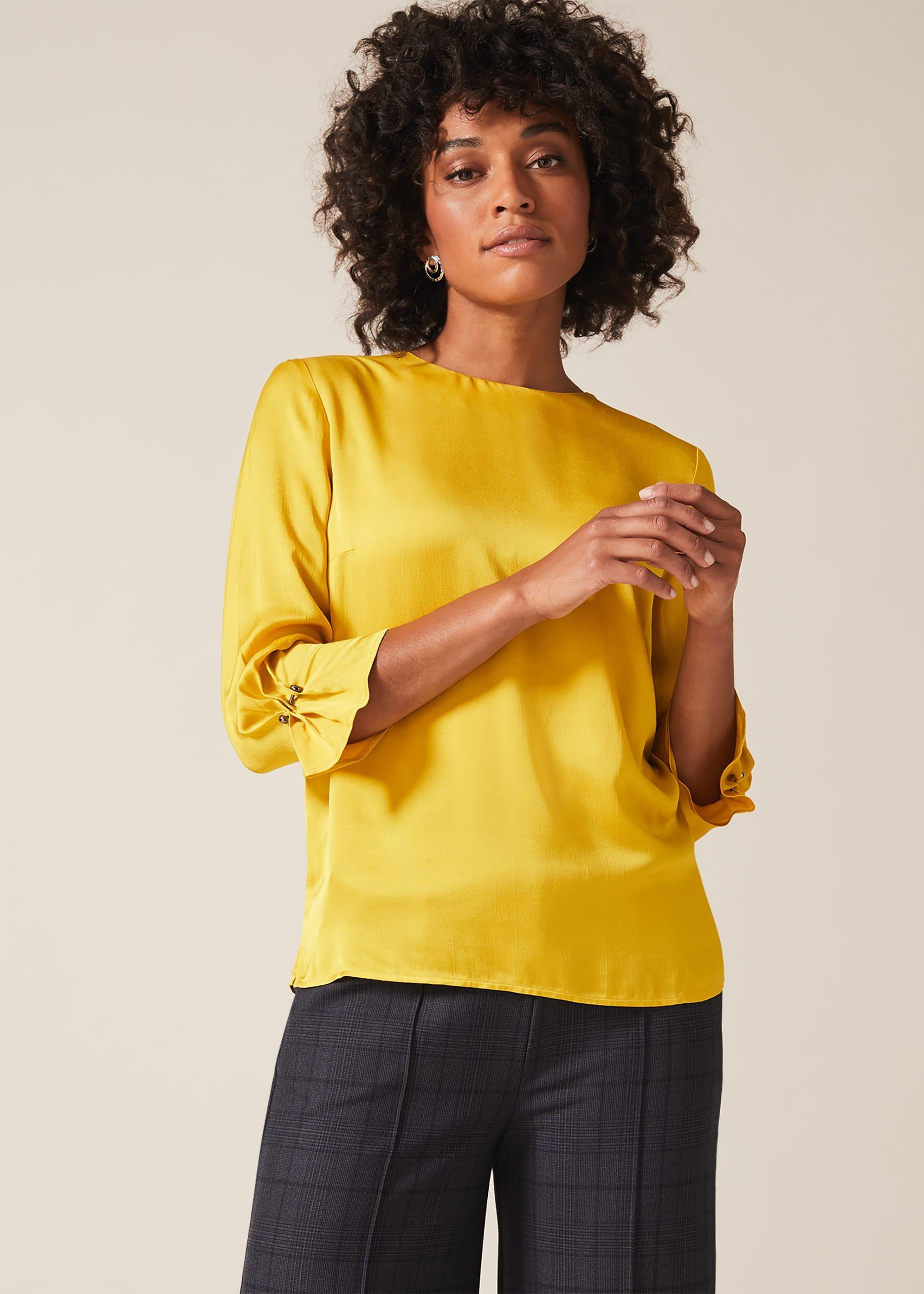 Bettie-Maya Cuff Blouse