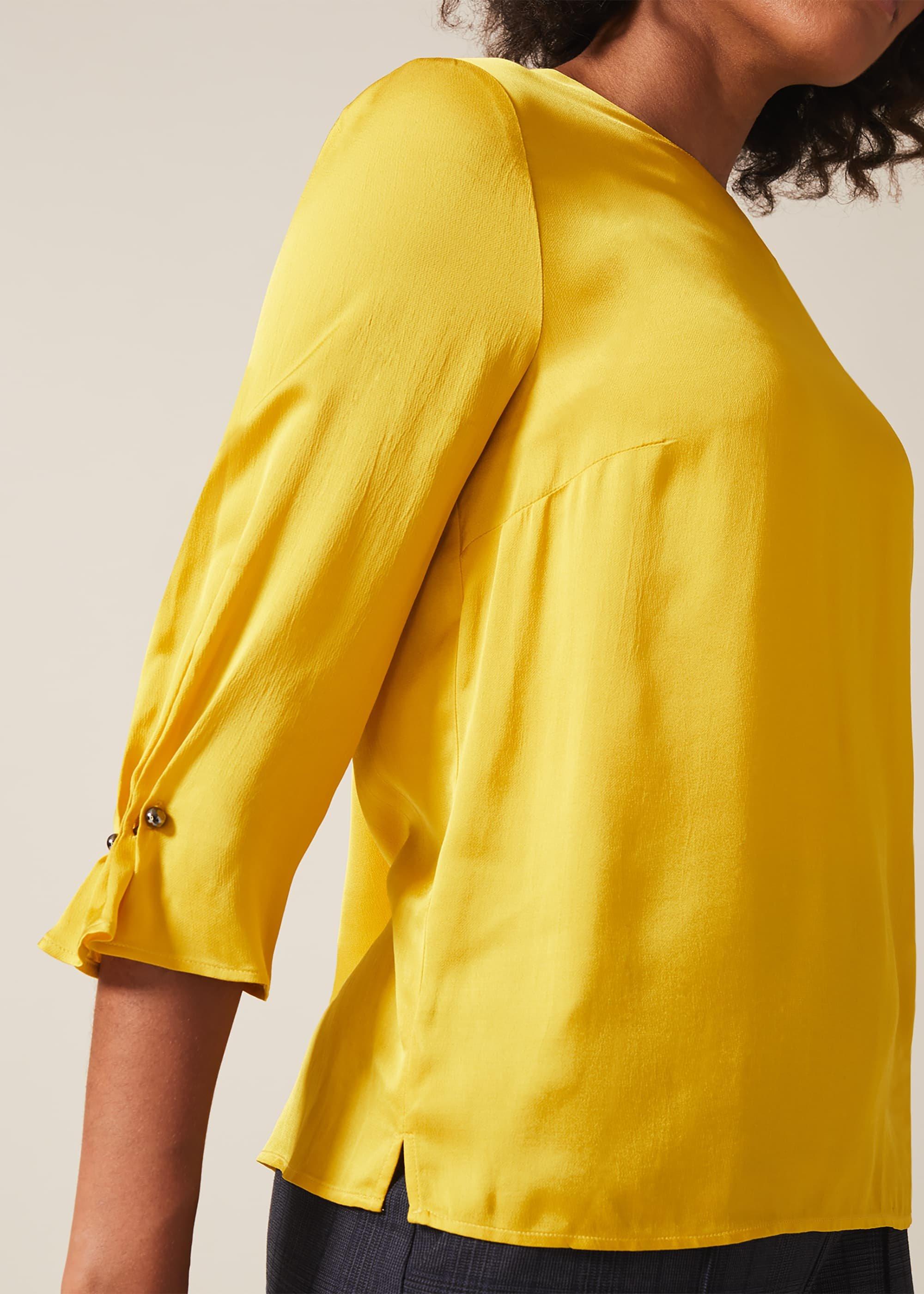 Bettie-Maya Cuff Blouse