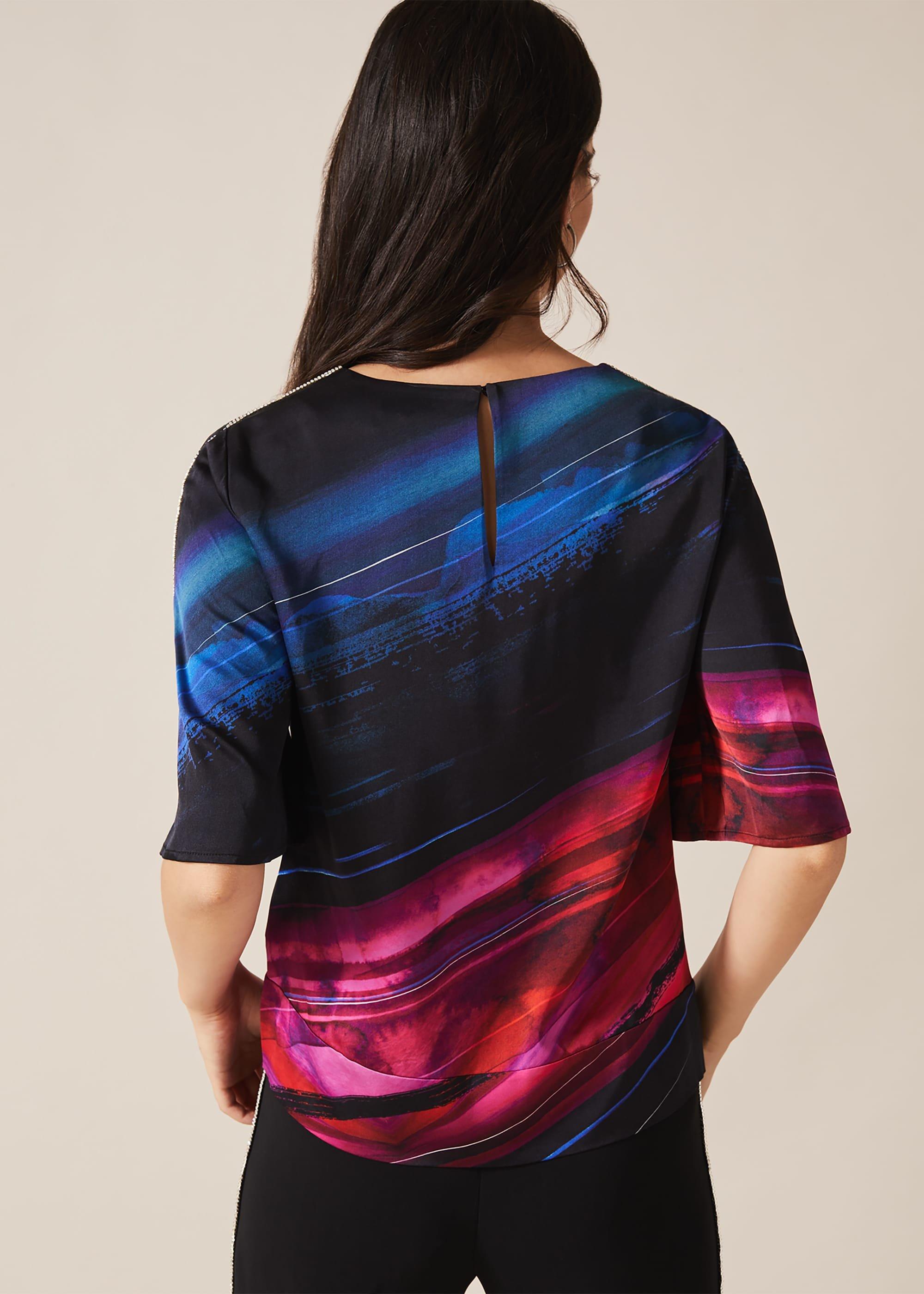 Sena Diamante Print Blouse