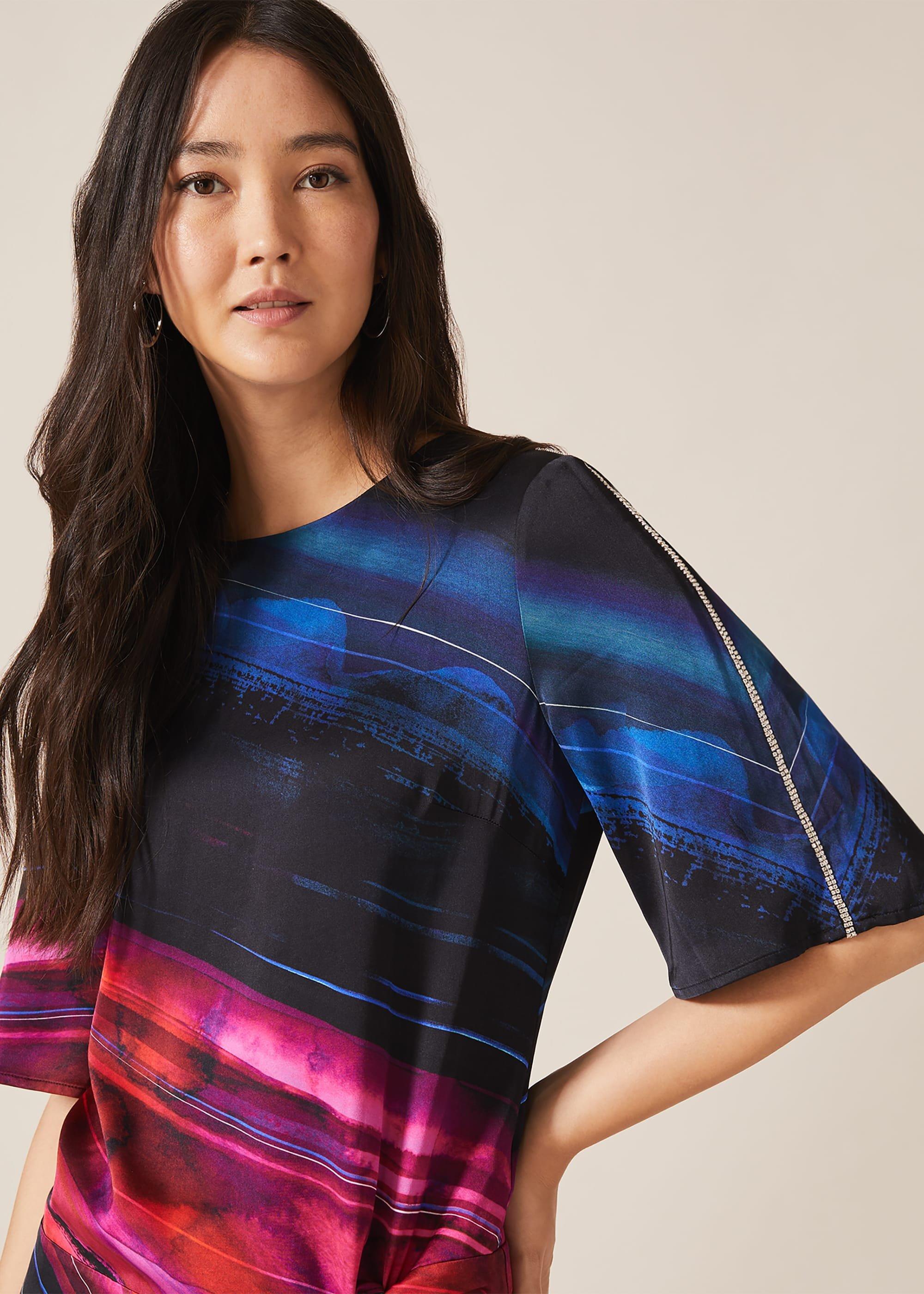 Sena Diamante Print Blouse