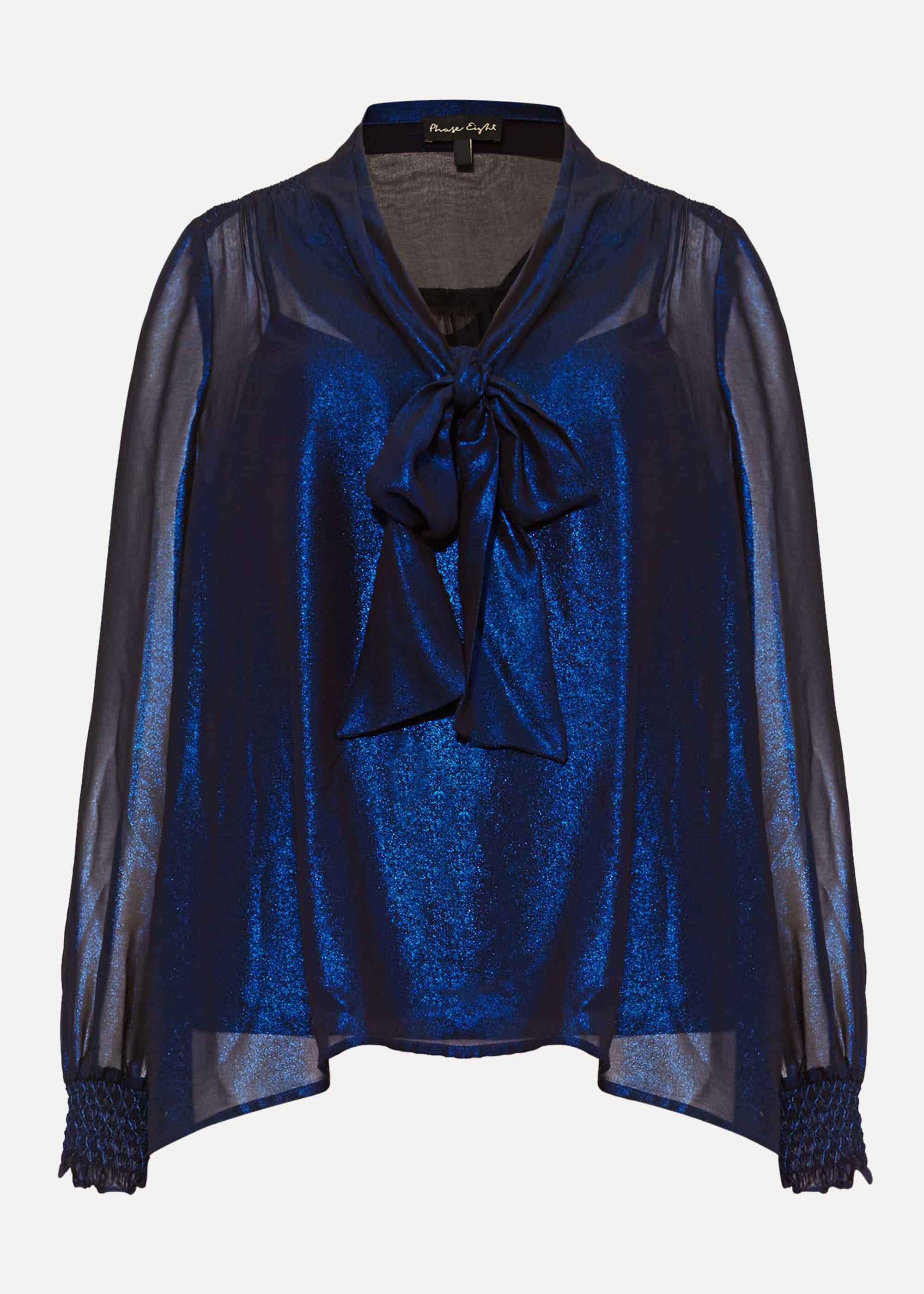 Khalia Metallic Blouse