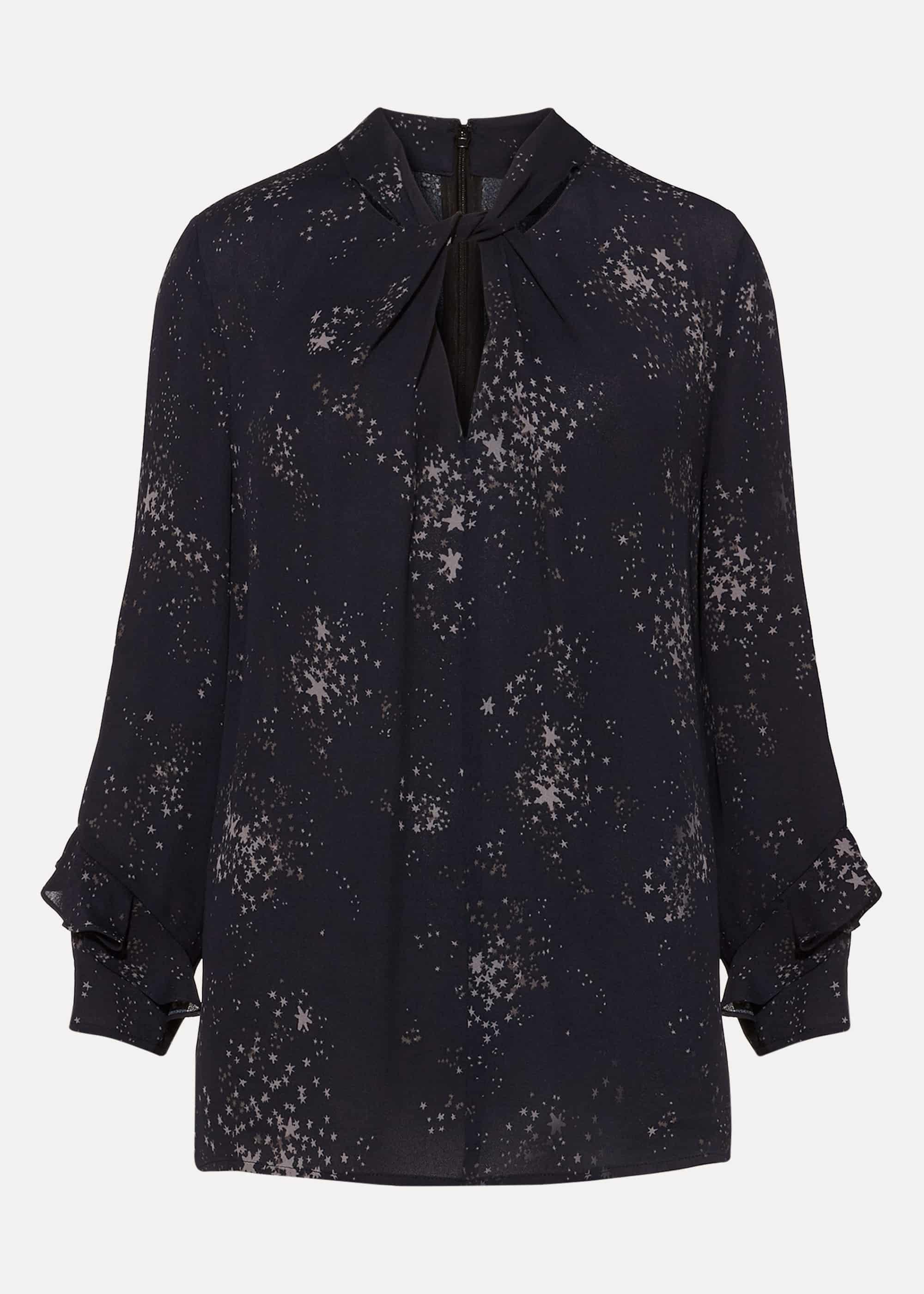 Star Print Blouse