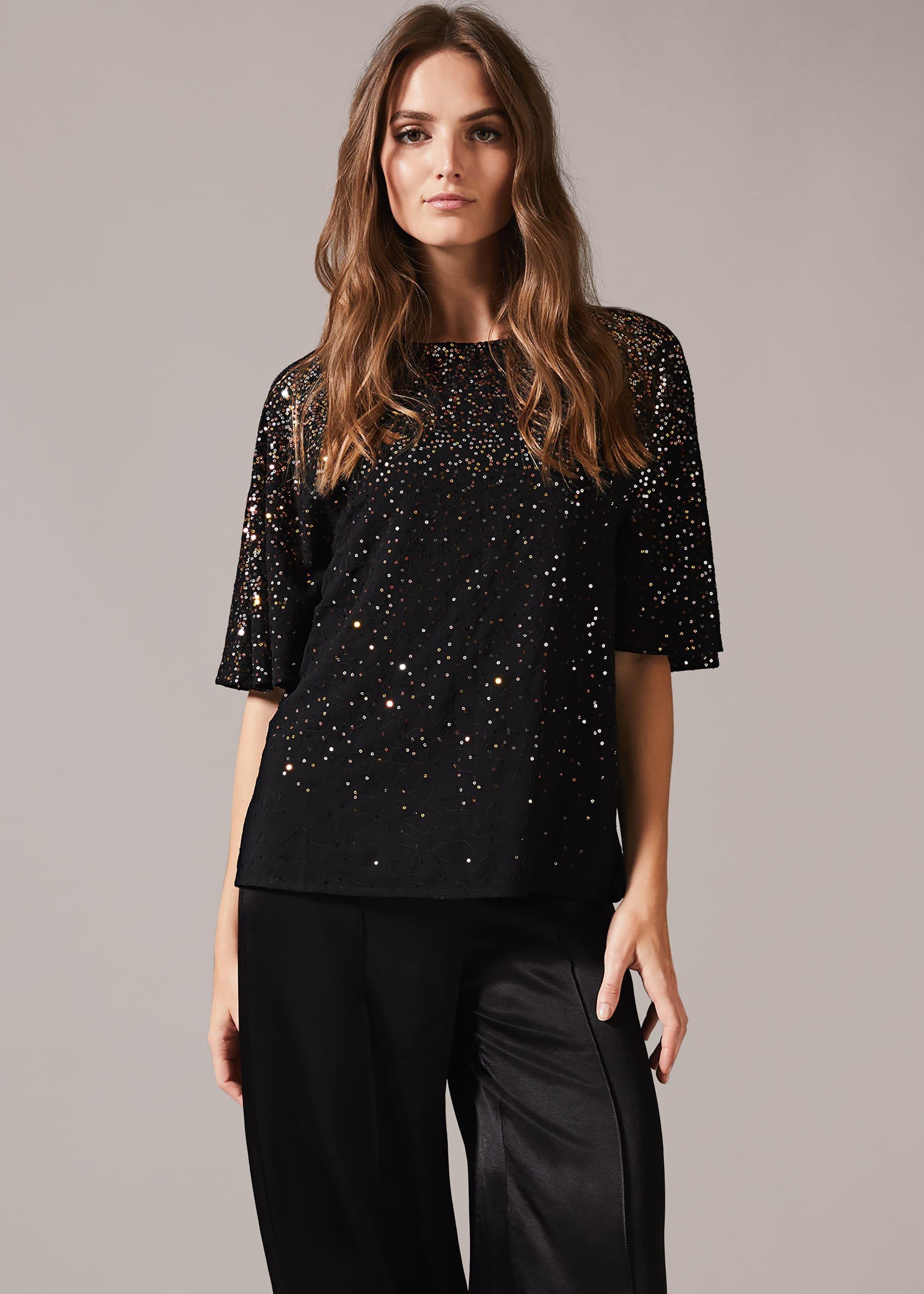Sequin Sparkle Blouse