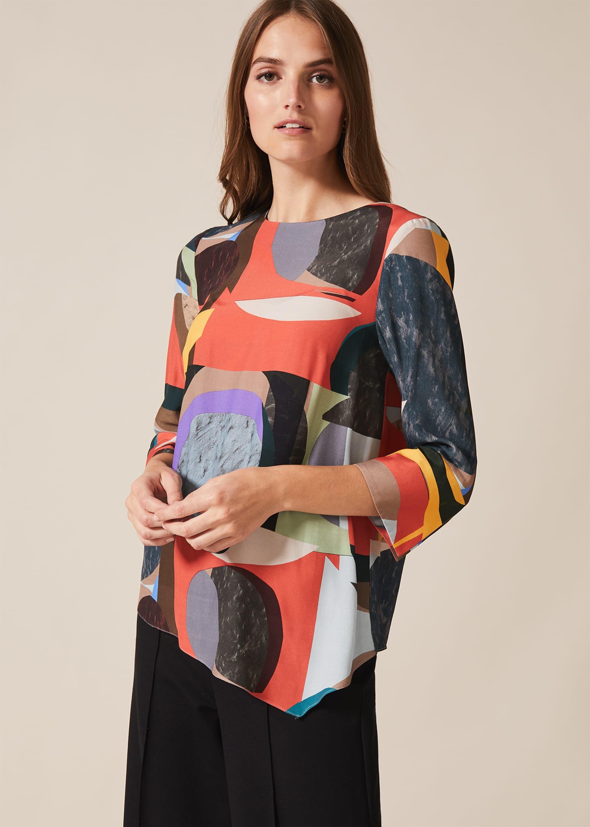 Sevina Print Blouse