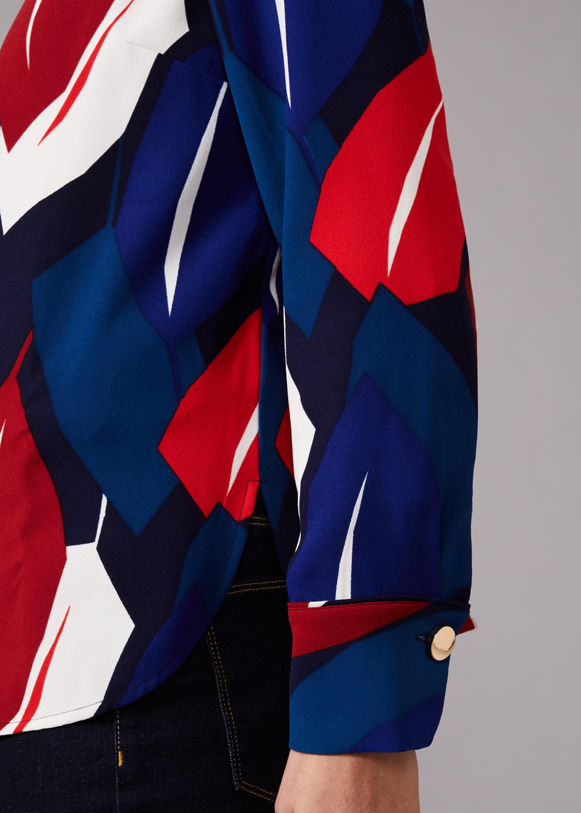 Maebury Leaf Print Blouse