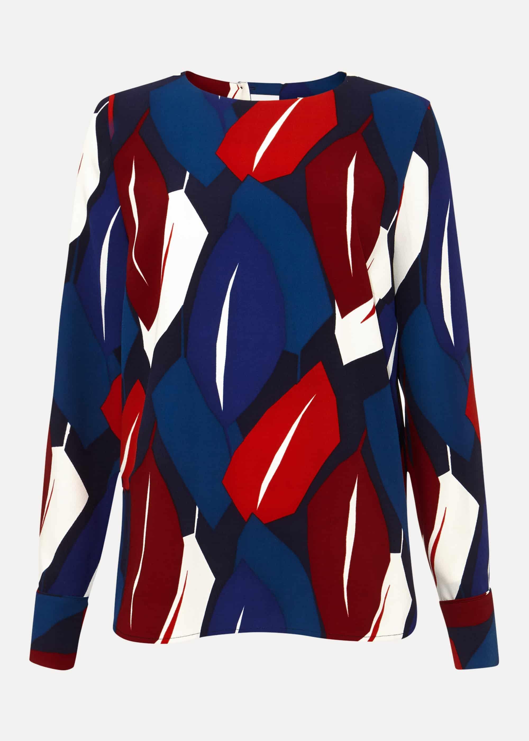 Maebury Leaf Print Blouse