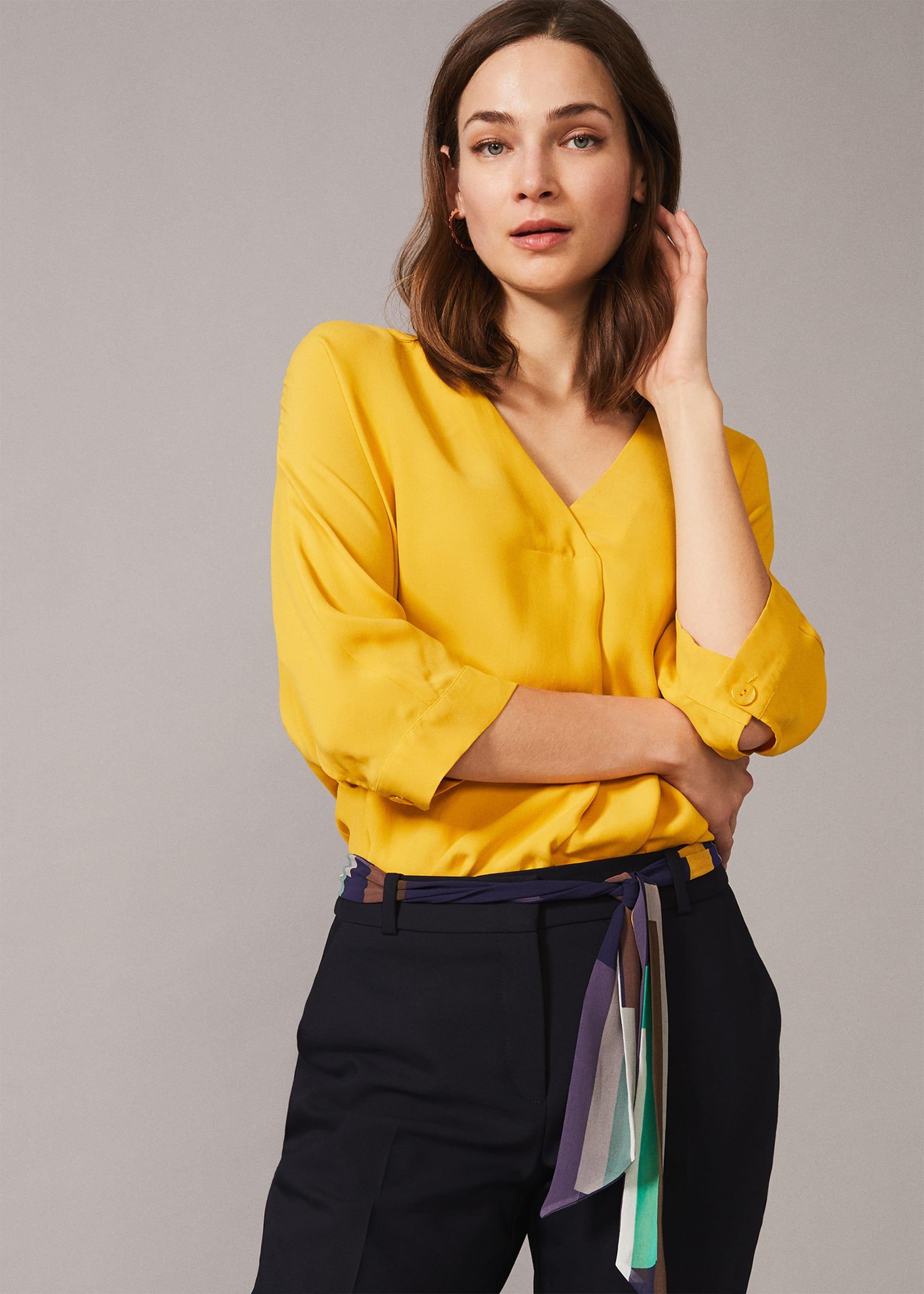Maurica Fold Front Blouse