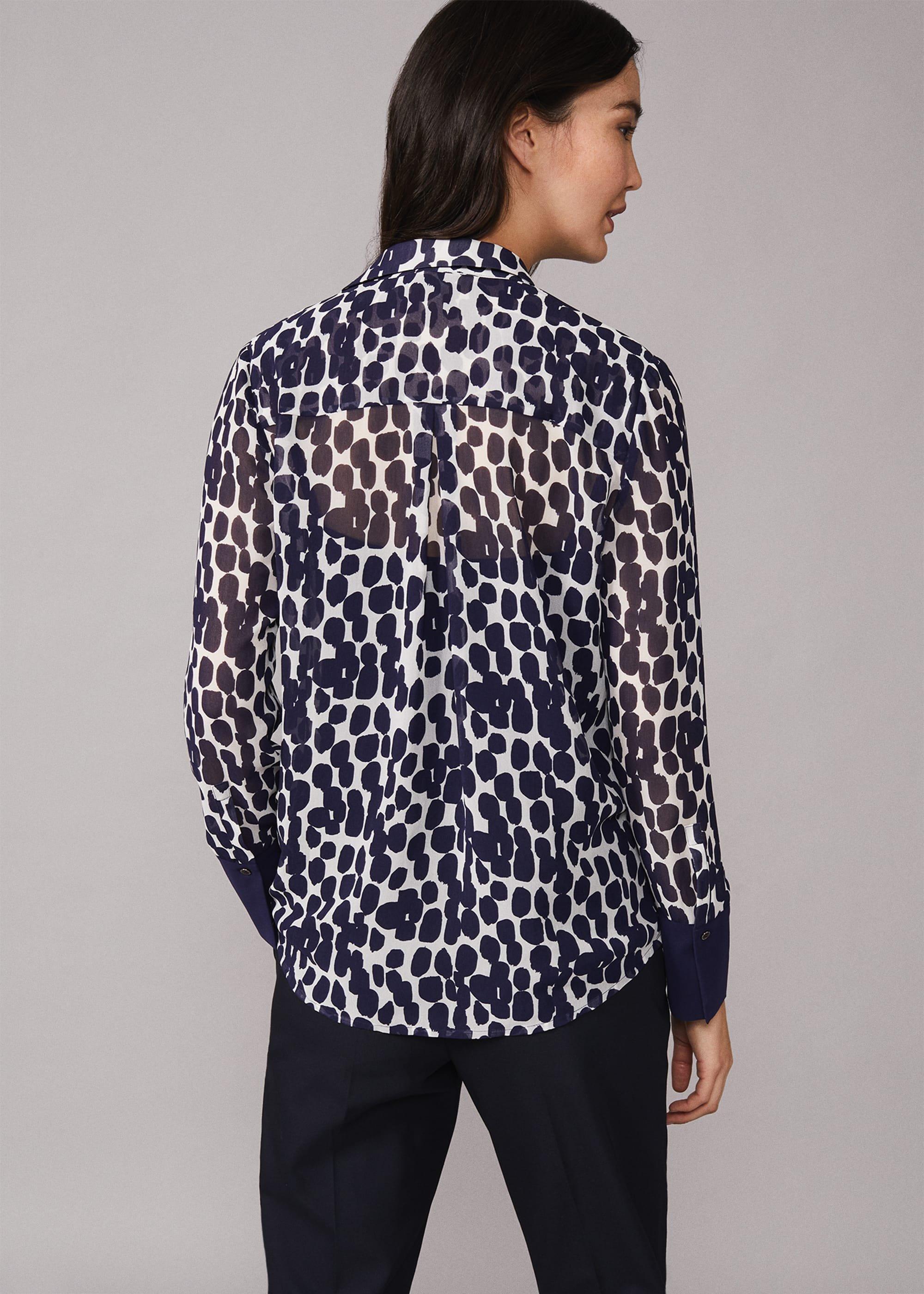 Tanjina Smudge Print Blouse