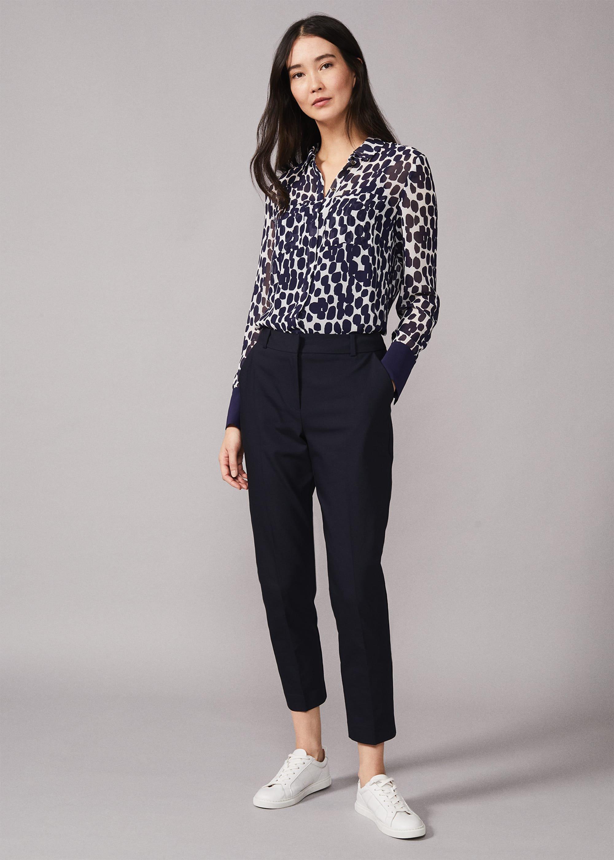 Tanjina Smudge Print Blouse