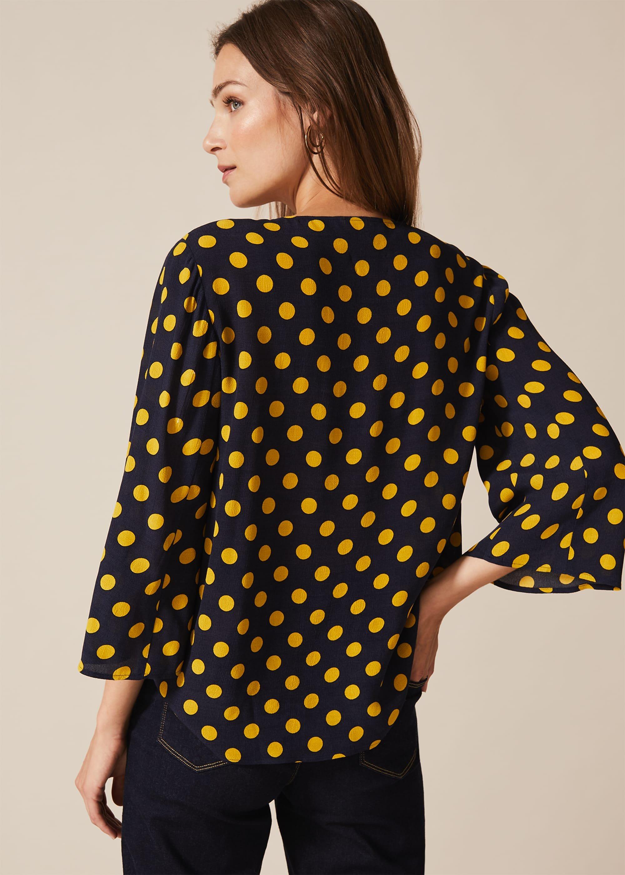 Marilyn Spot Blouse