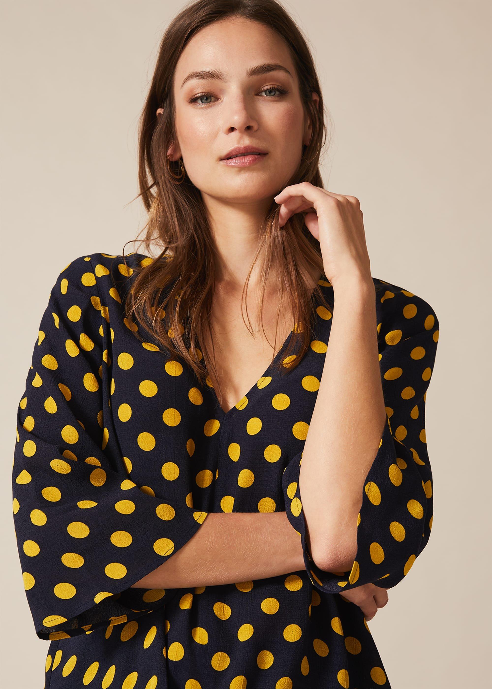 Marilyn Spot Blouse
