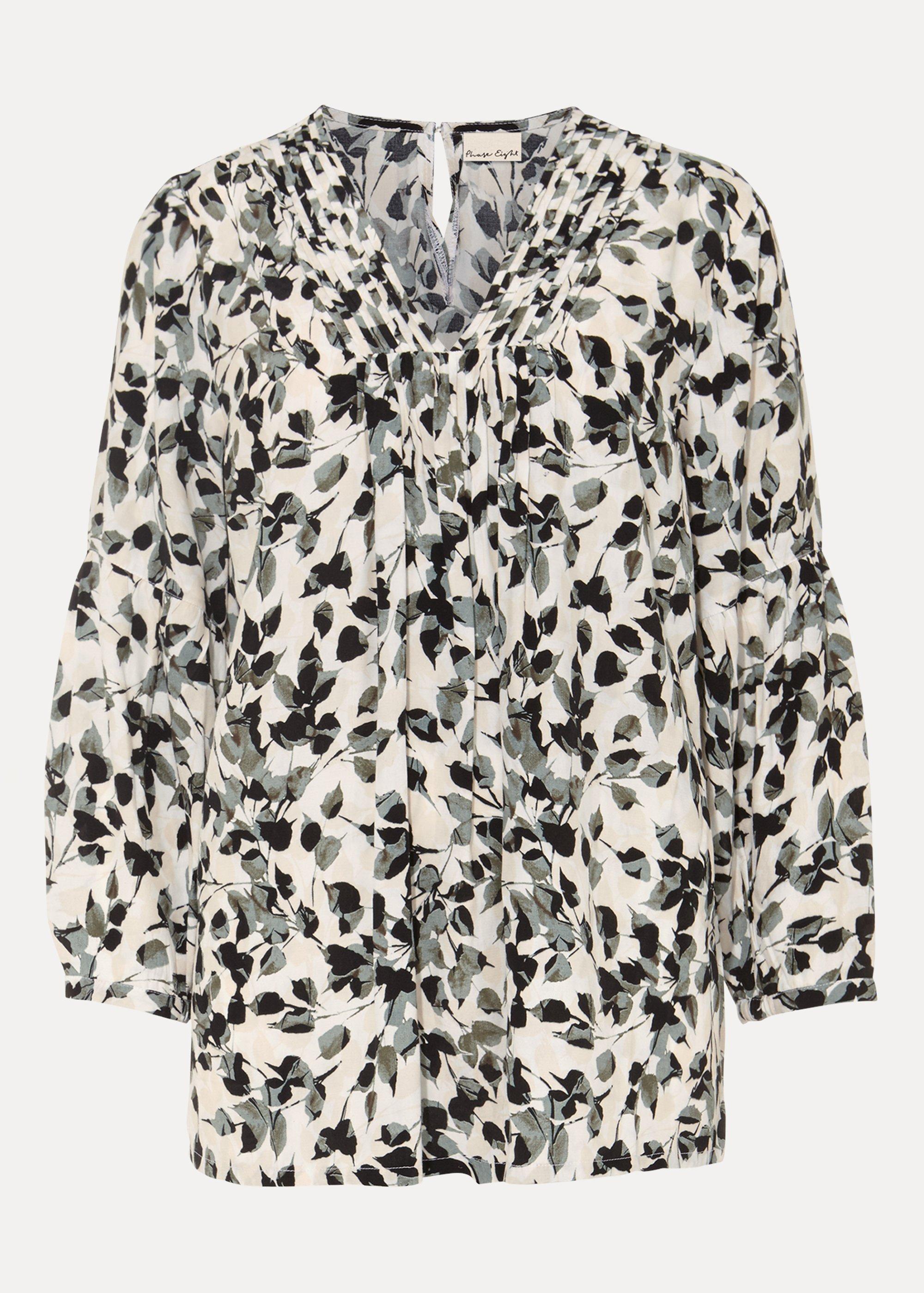Larissa Leaf Print Blouse