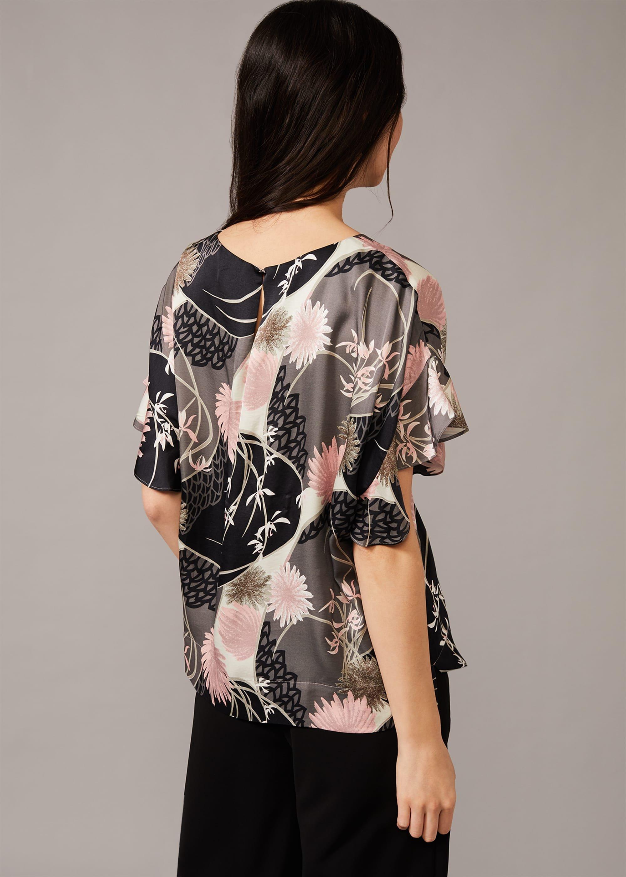 Kimiko Floral Frill Blouse