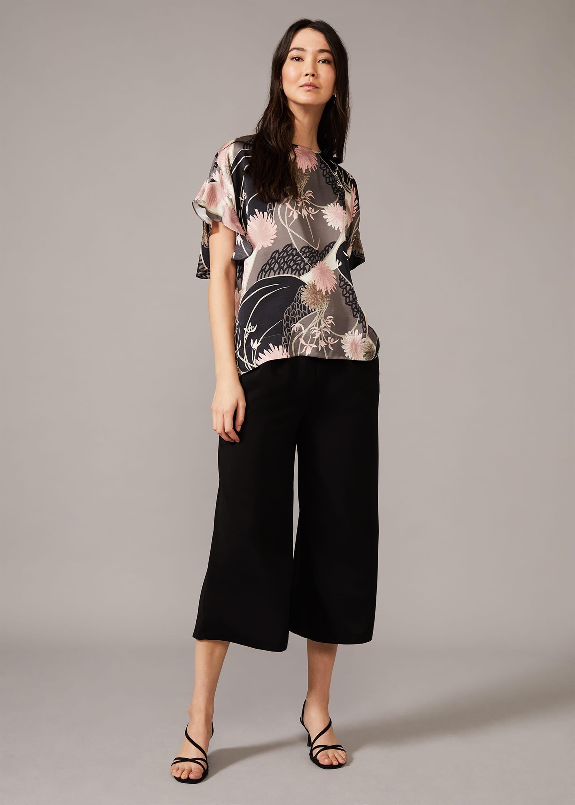 Kimiko Floral Frill Blouse