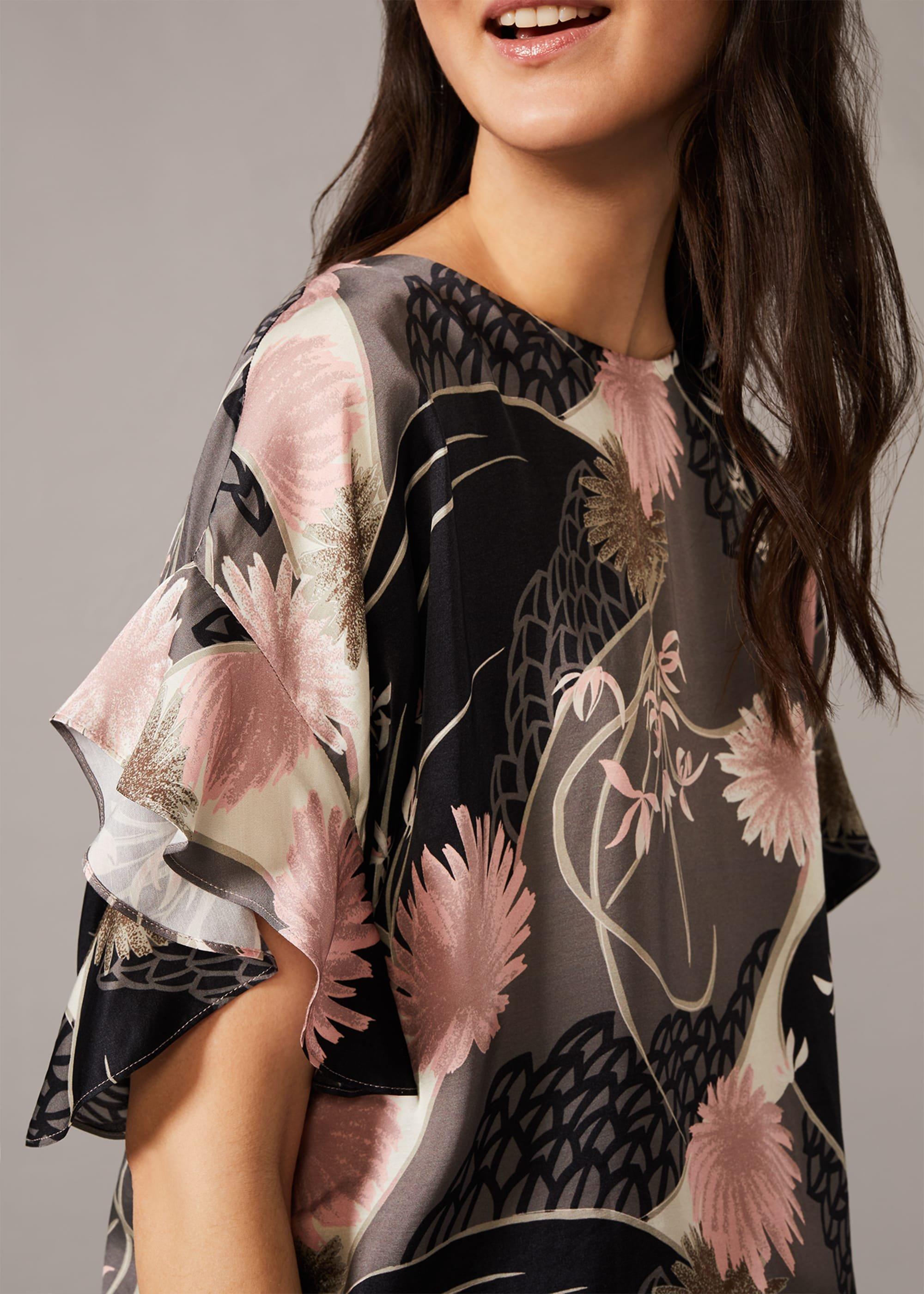 Kimiko Floral Frill Blouse