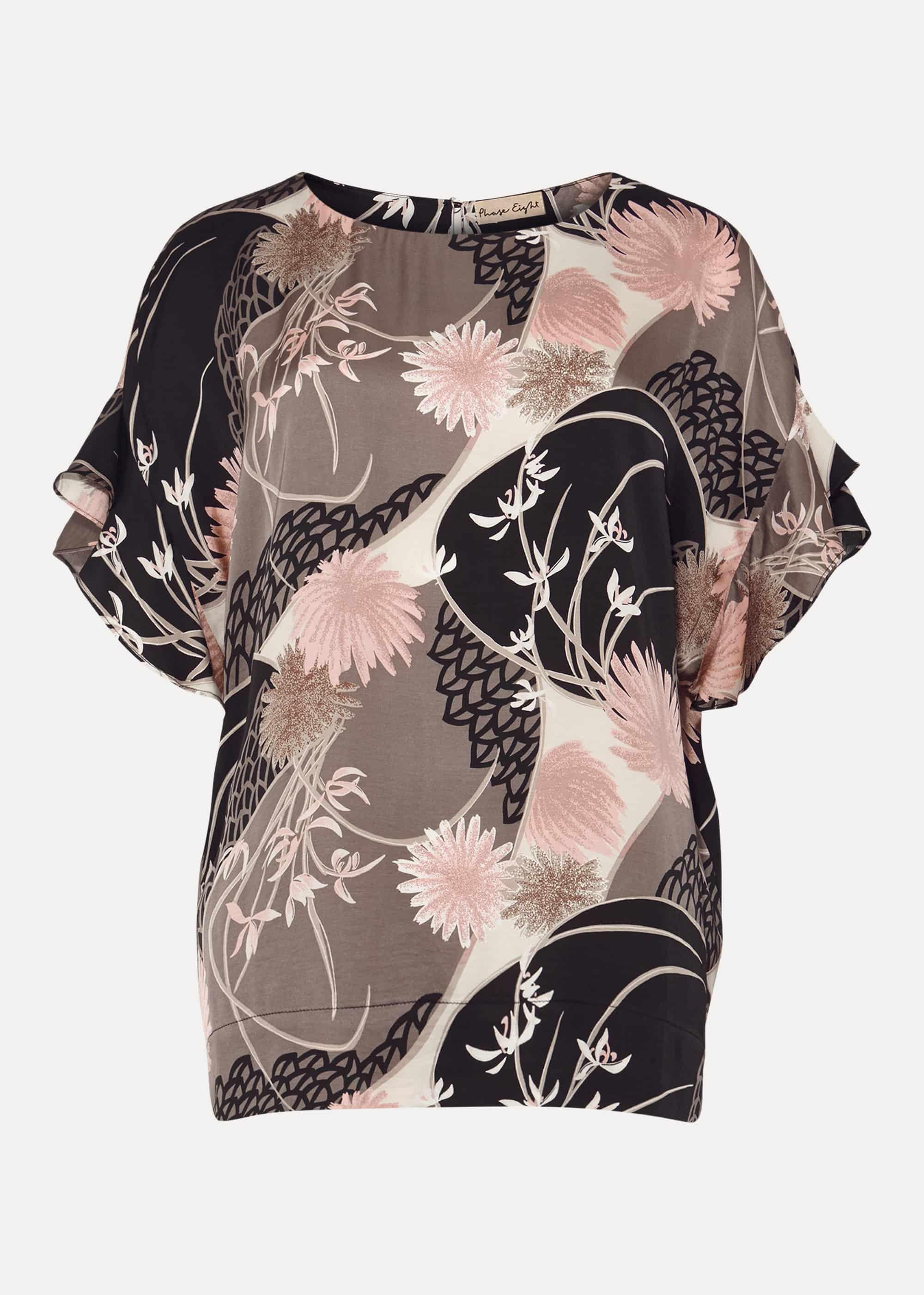 Kimiko Floral Frill Blouse