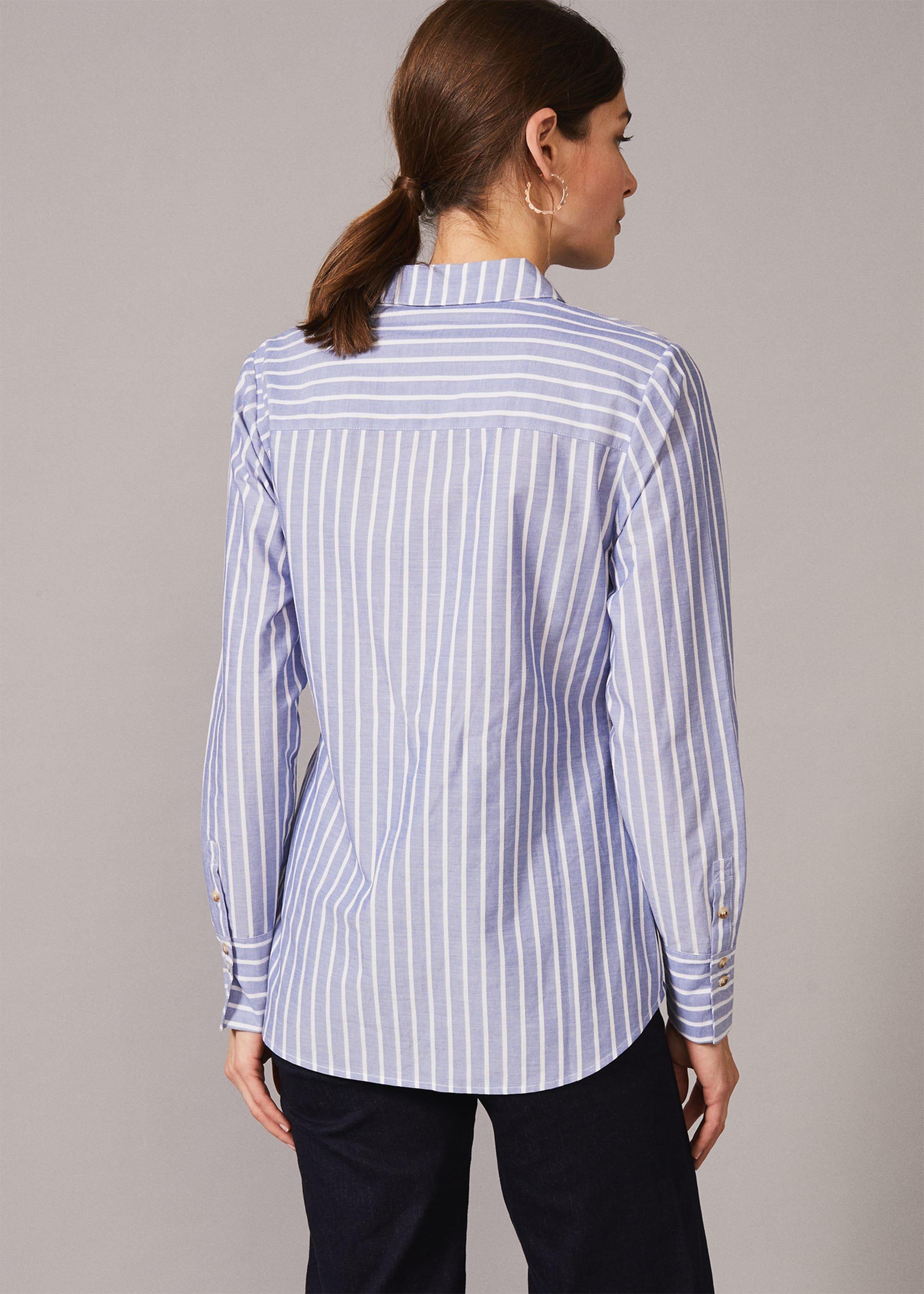 Niona Stripe Tie Shirt